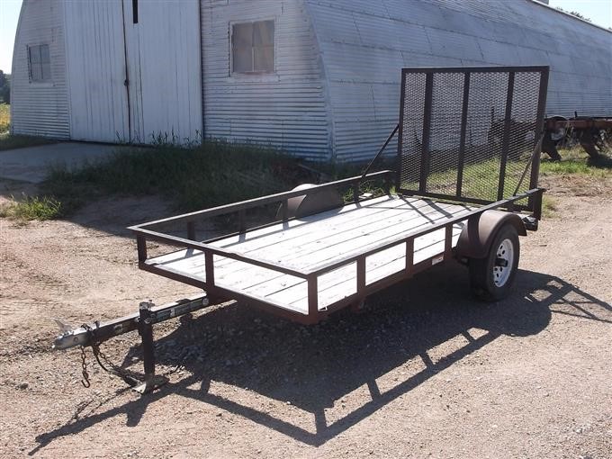 2006 Carry-on 5' X 10' S A Flatbed Utility Trailer Bigiron Auctions