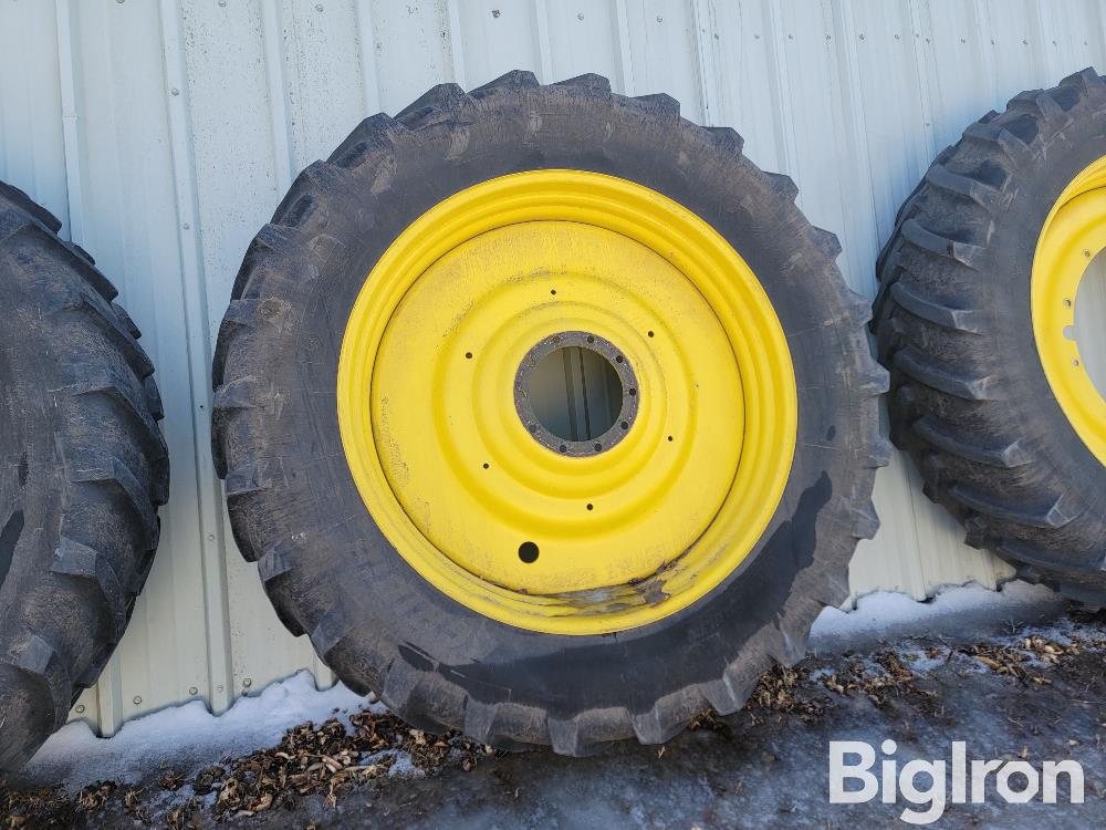 John Deere 480/80R50 Rear Inner/Outer Tires/Rims BigIron Auctions