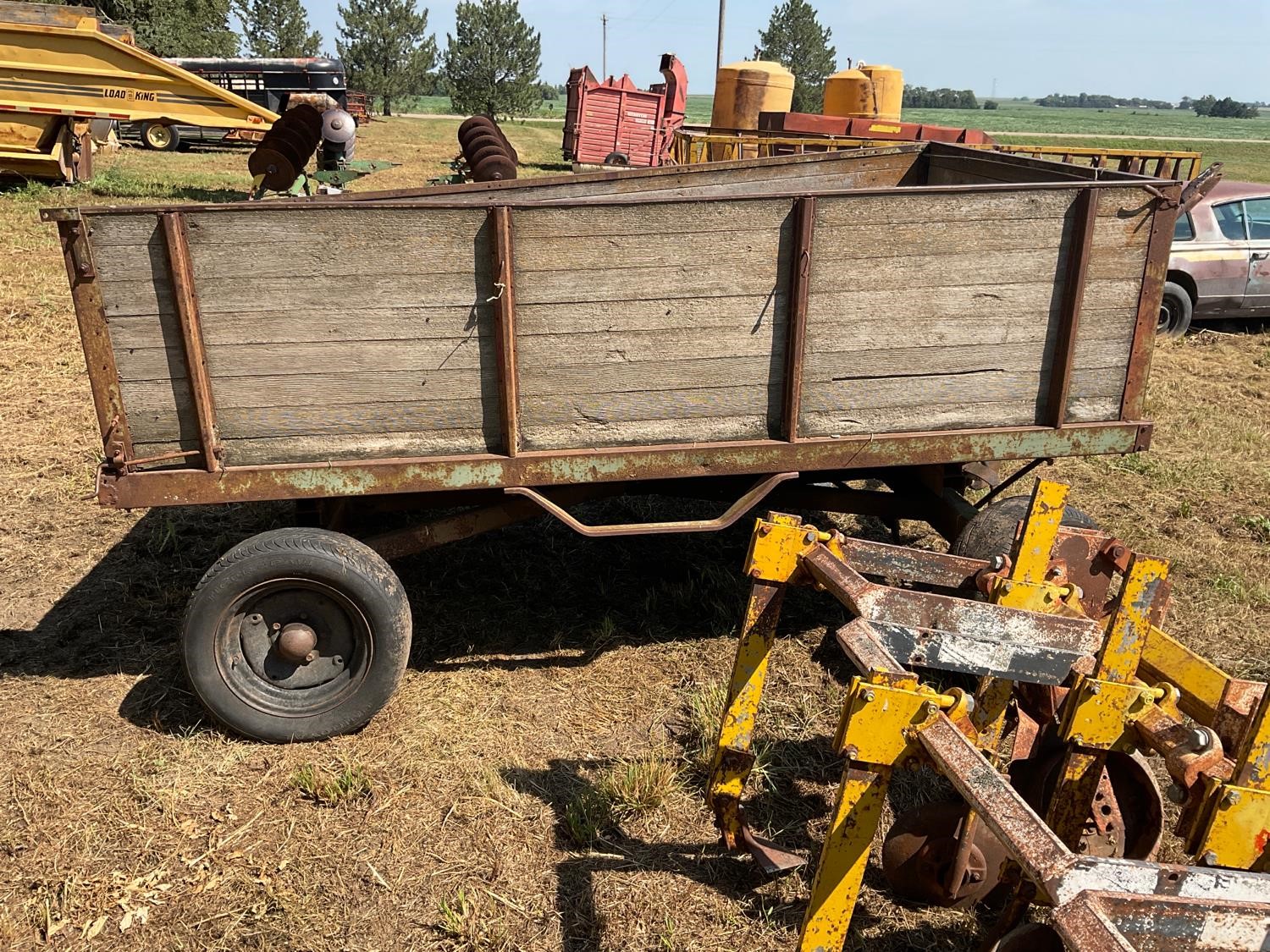 Wooden Barge Wagon BigIron Auctions