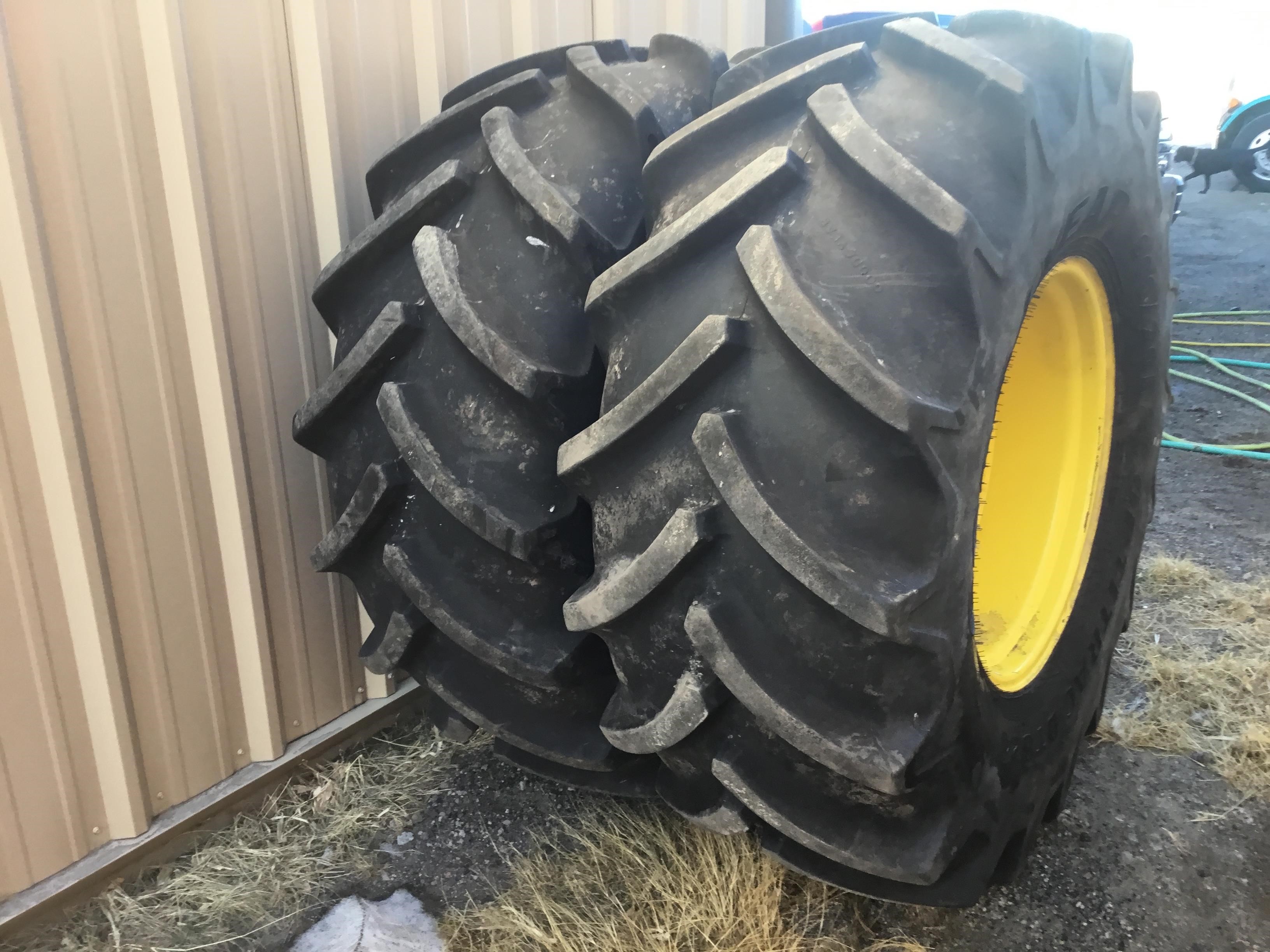 Goodyear Optitract DT 824 600/70R28 Tires On Rims BigIron Auctions