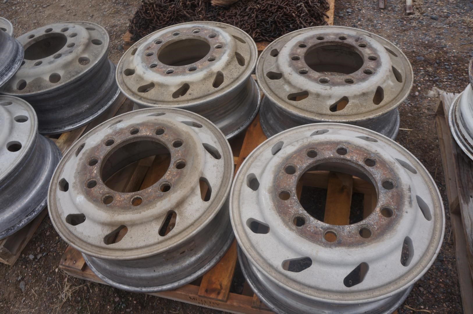 Slotted Aluminum Budd 22.5x10 Rims BigIron Auctions