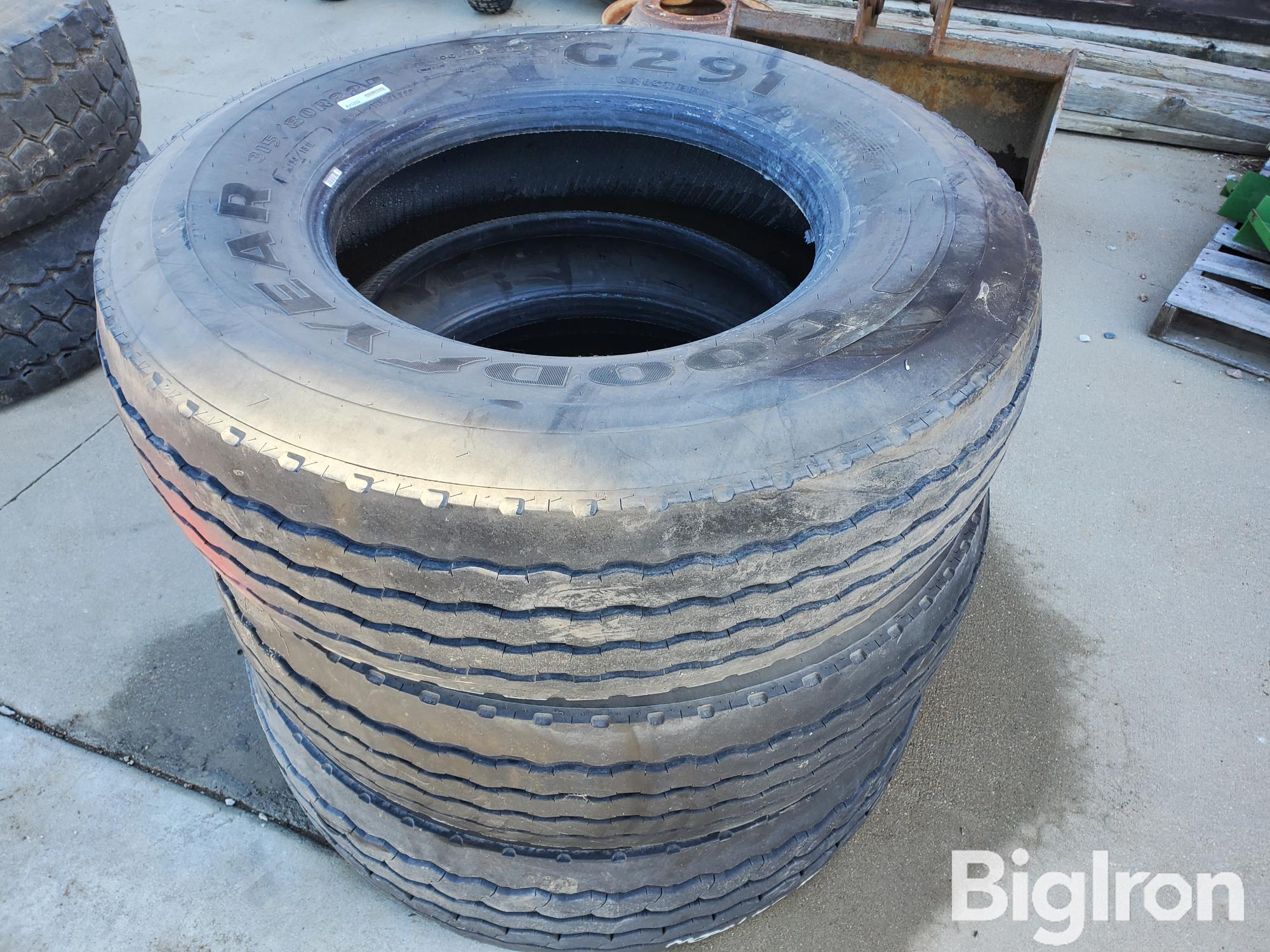 Goodyear G291 315/80R22.5 Tires BigIron Auctions