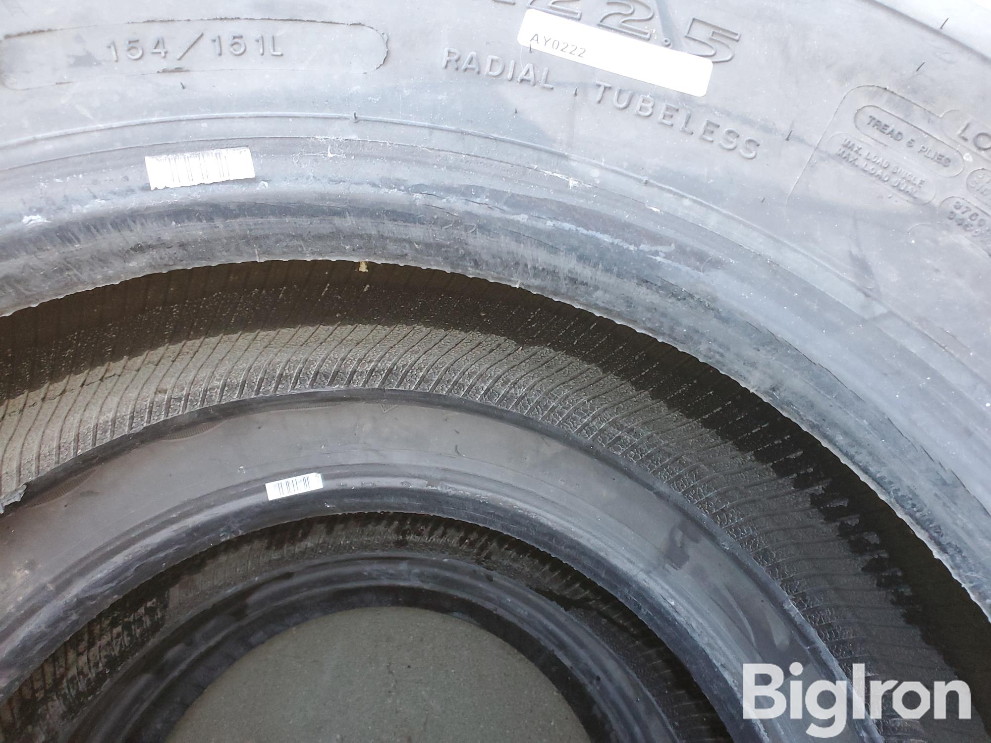 Goodyear G291 315/80R22.5 Tires BigIron Auctions