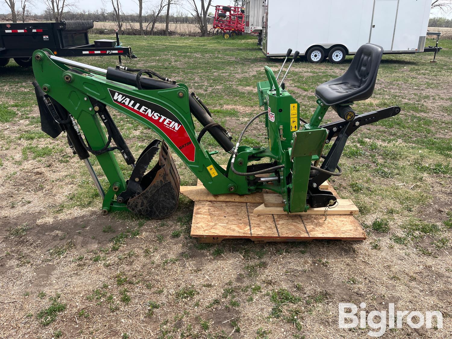 Wallenstein Gx720 3 Point Mounted Backhoe Bigiron Auctions 8594