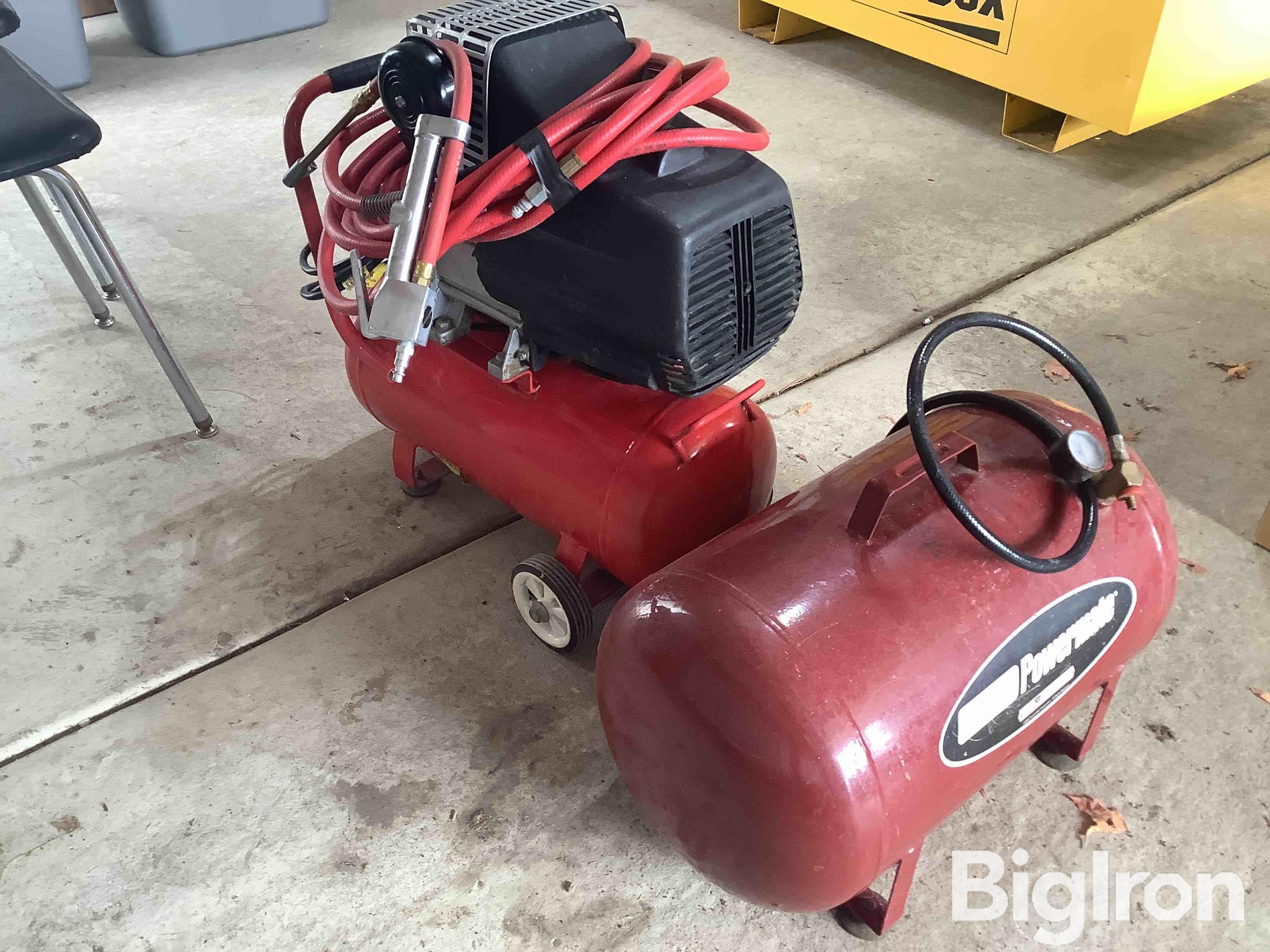 Air Compressor & Tank BigIron Auctions