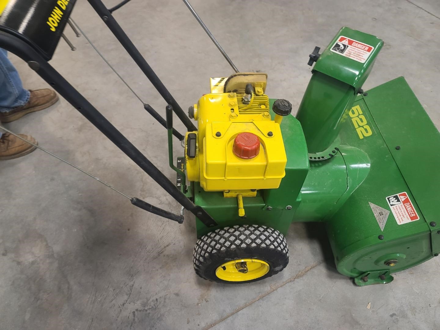 John Deere 522 Snow Blower BigIron Auctions