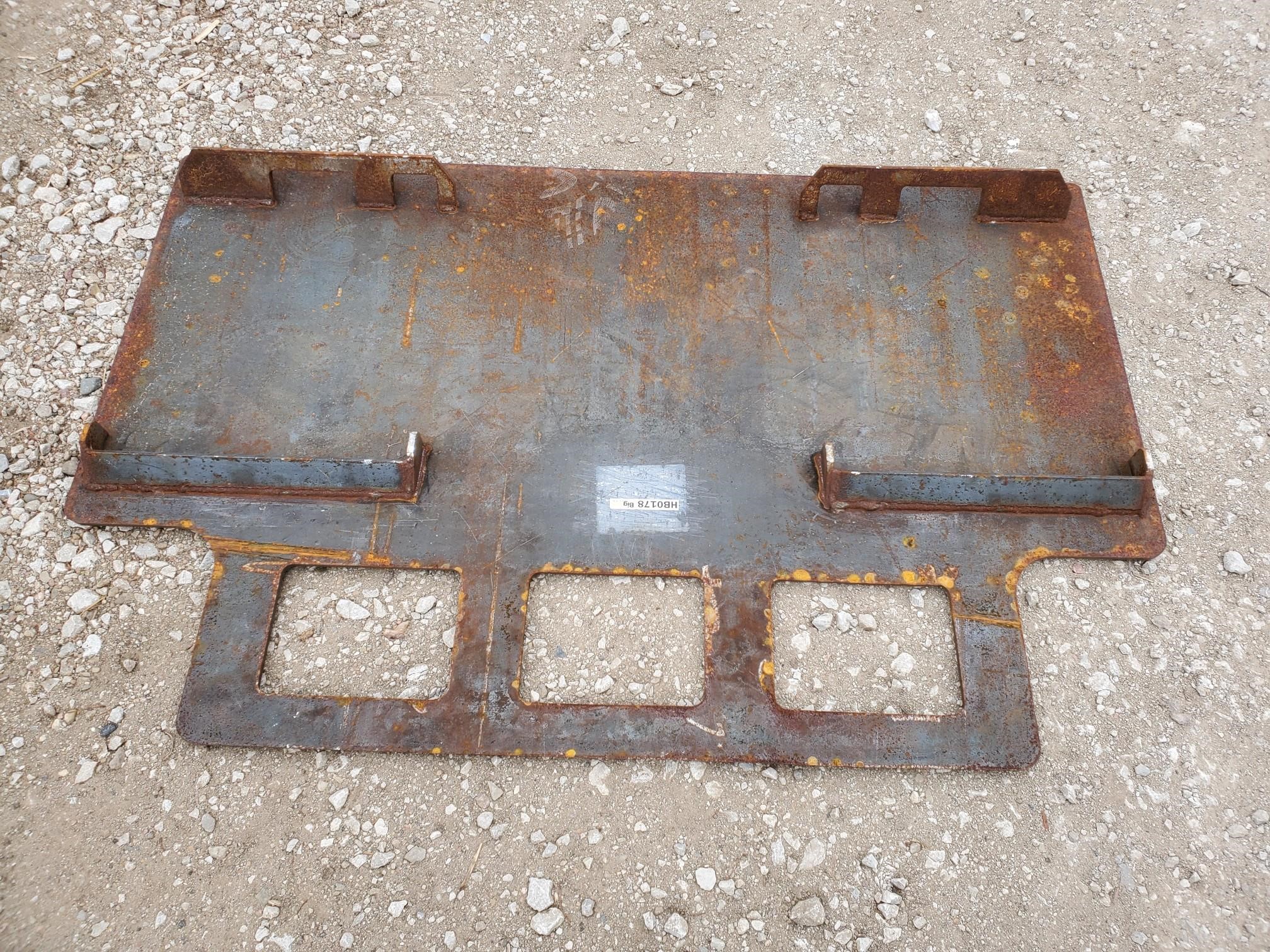 2021 Shop Built Heavy Duty Universal Skid Steer Mounting Plate BigIron ...