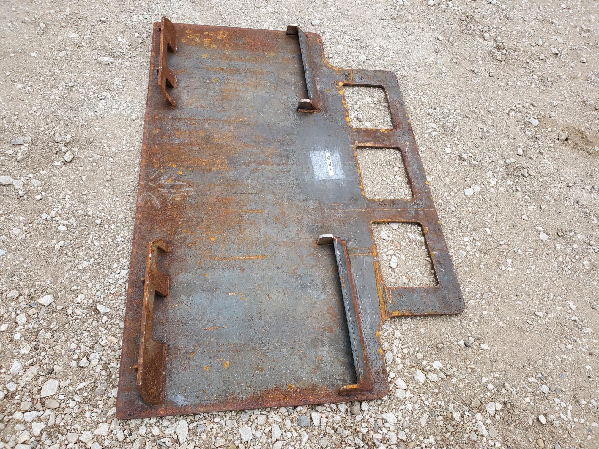 2021 Shop Built Heavy Duty Universal Skid Steer Mounting Plate BigIron ...