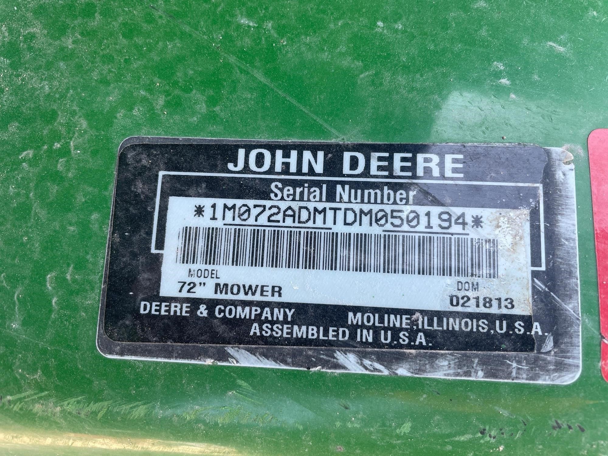 2013 John Deere 3039R MFWD Compact Utility Tractor W/Mower Deck BigIron ...