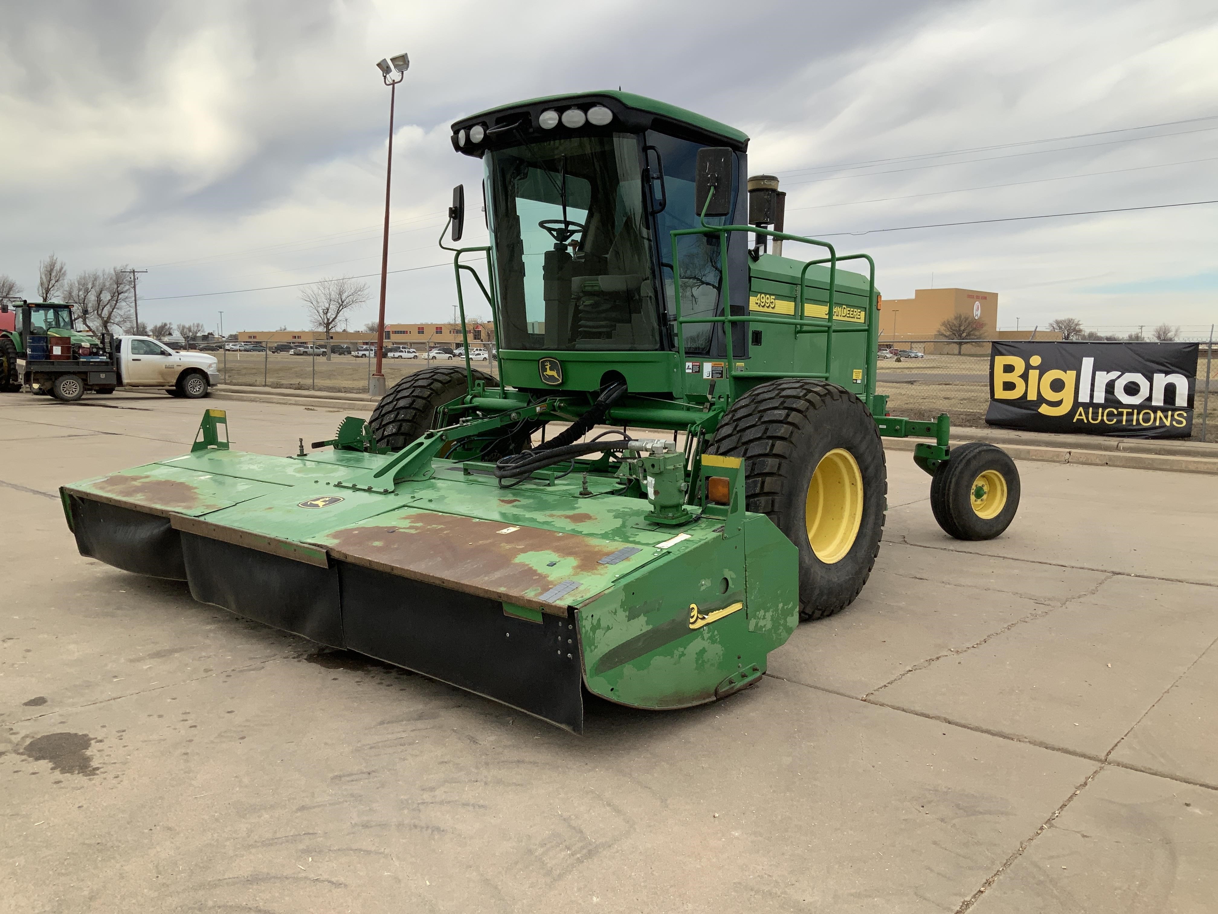 2008 John Deere 4995 Self Propelled Disc Mower Bigiron Auctions 7262