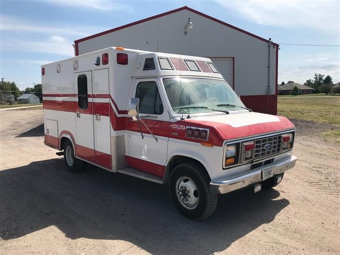 1990 Ford Econoline Collins Ambulance BigIron Auctions