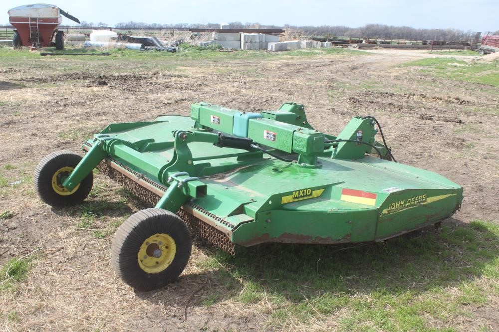 John Deere Mx10 Pull Type Mower Shredder Bigiron Auctions 7978