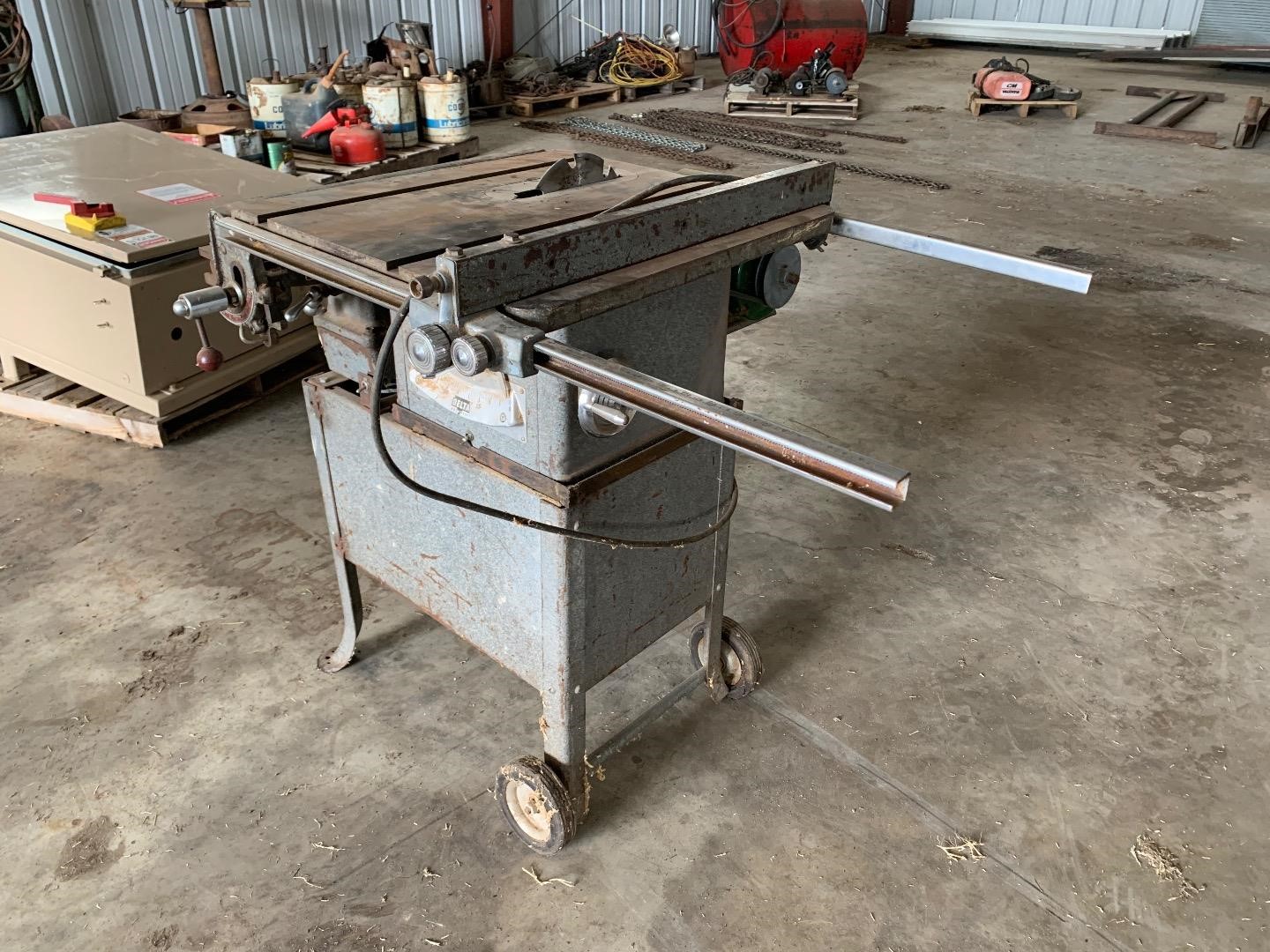 Delta Table Saw/Jointer Combo BigIron Auctions