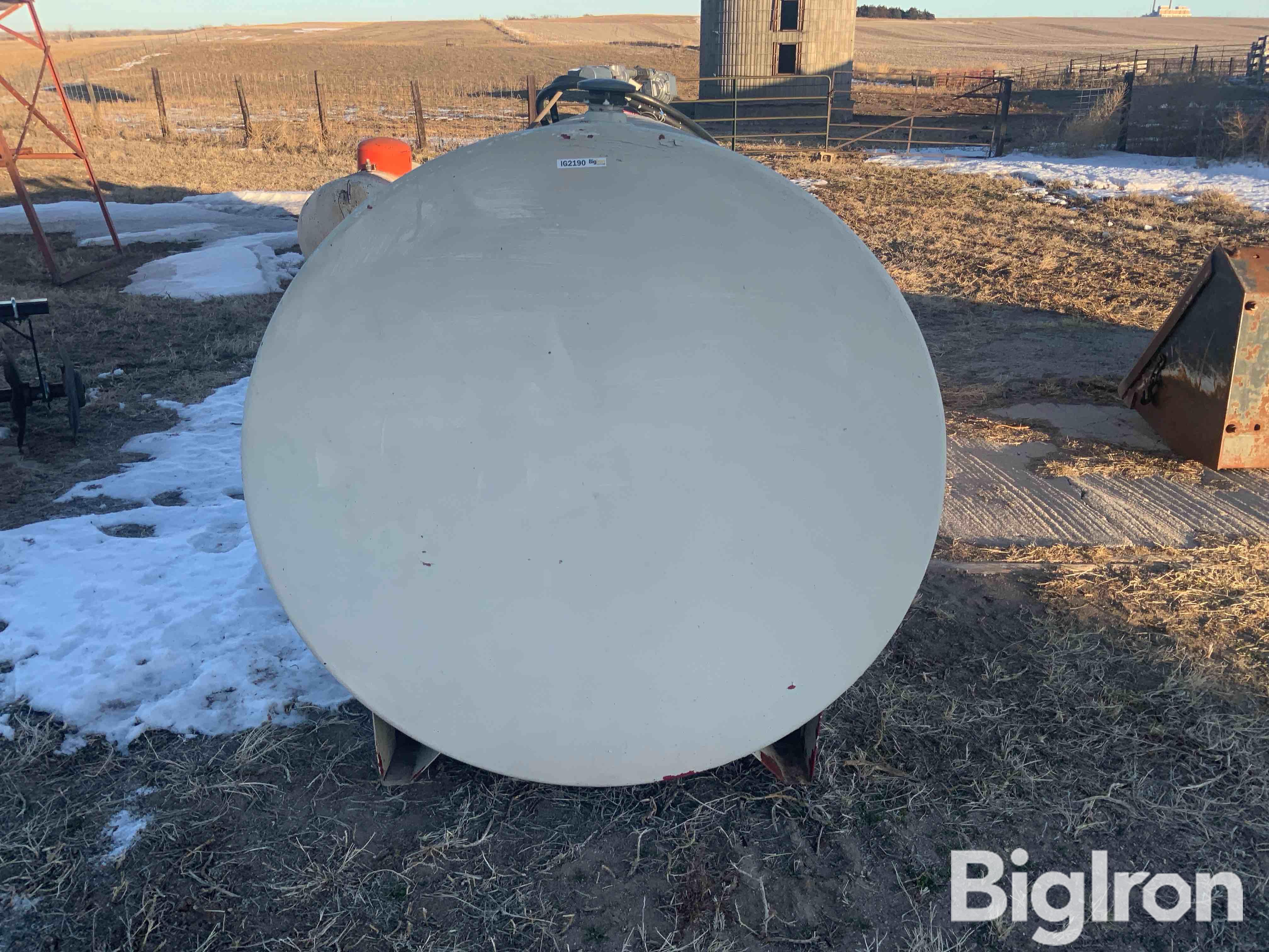 1000-Gallon Fuel Tank W/Pump BigIron Auctions