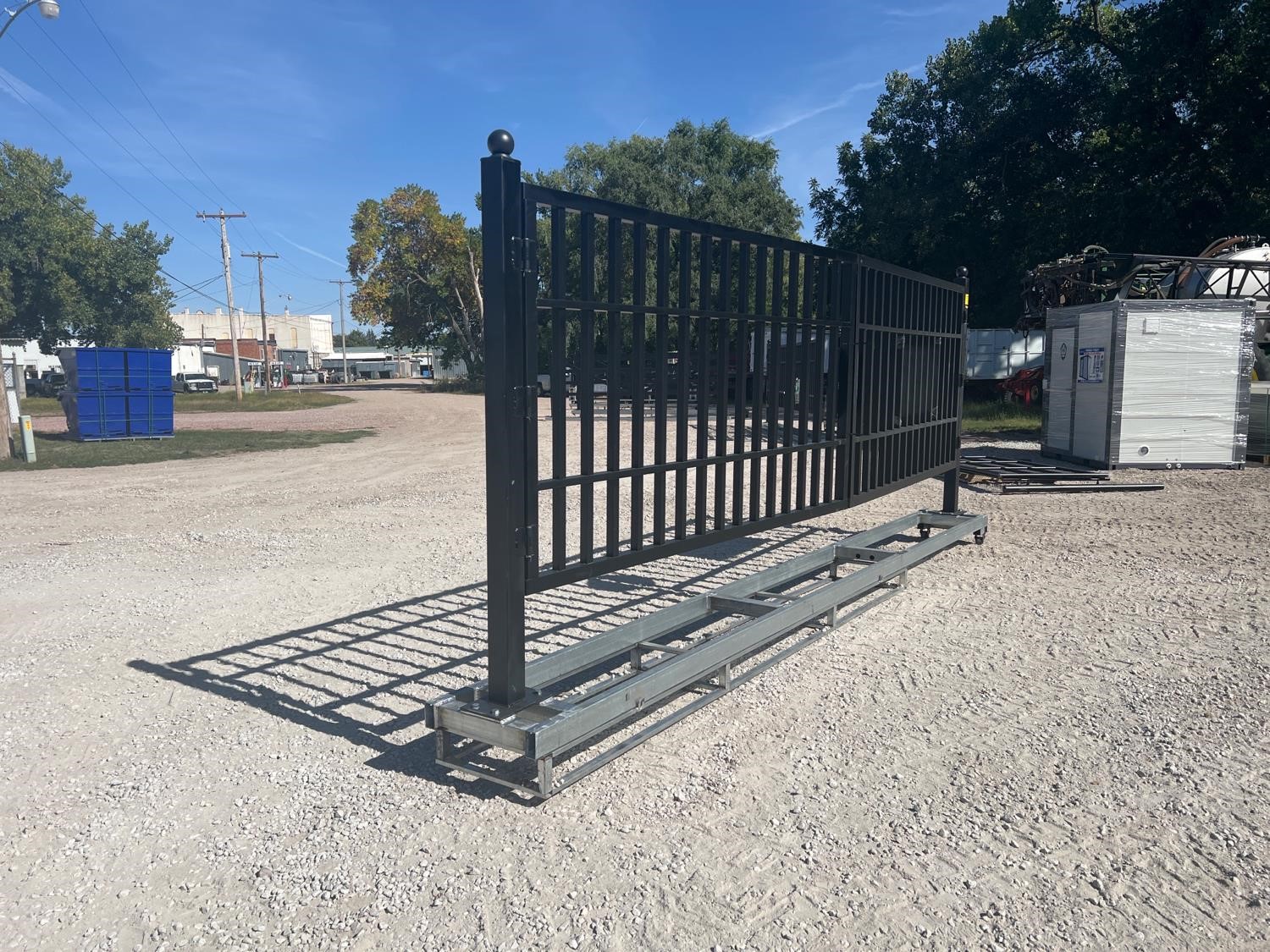 2022 Steelman 20' Farm Metal Driveway Gate BigIron Auctions