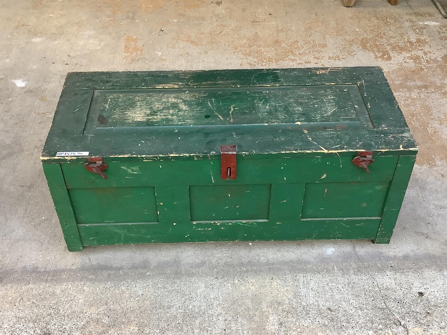 Antique Wooden Chest BigIron Auctions