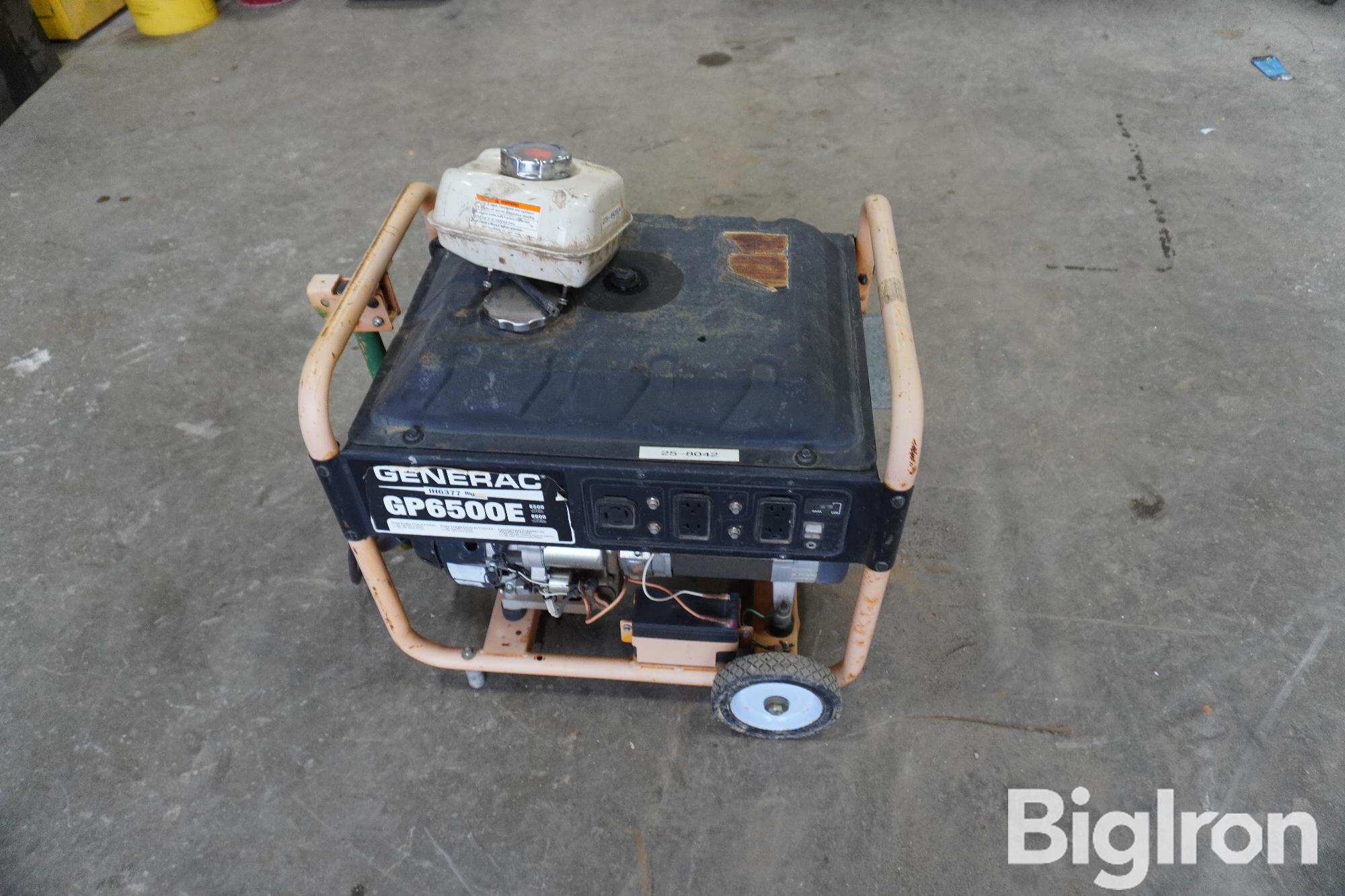 Generac Gp6500e Generator Bigiron Auctions 8399