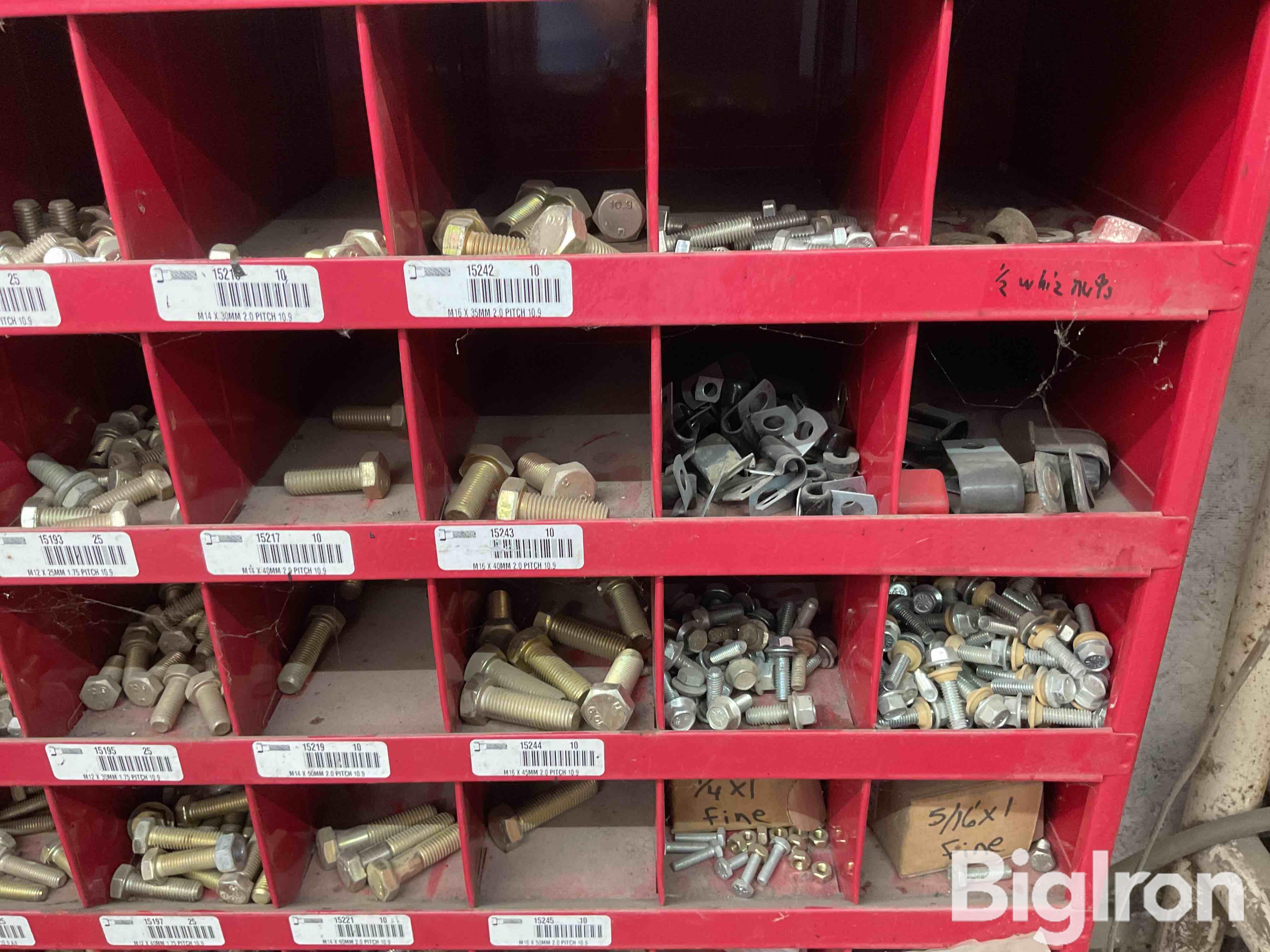 Metric Bolt 72 Bins Of Bolts, Nuts, Washers BigIron Auctions