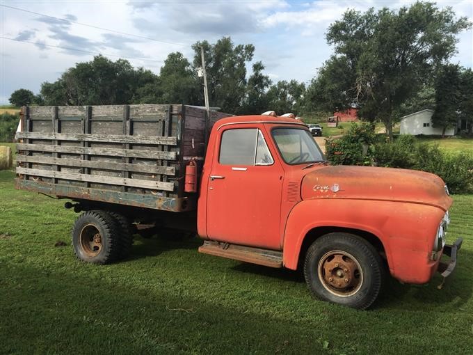 1955 Ford F350 Grain/Livestock Truck BigIron Auctions