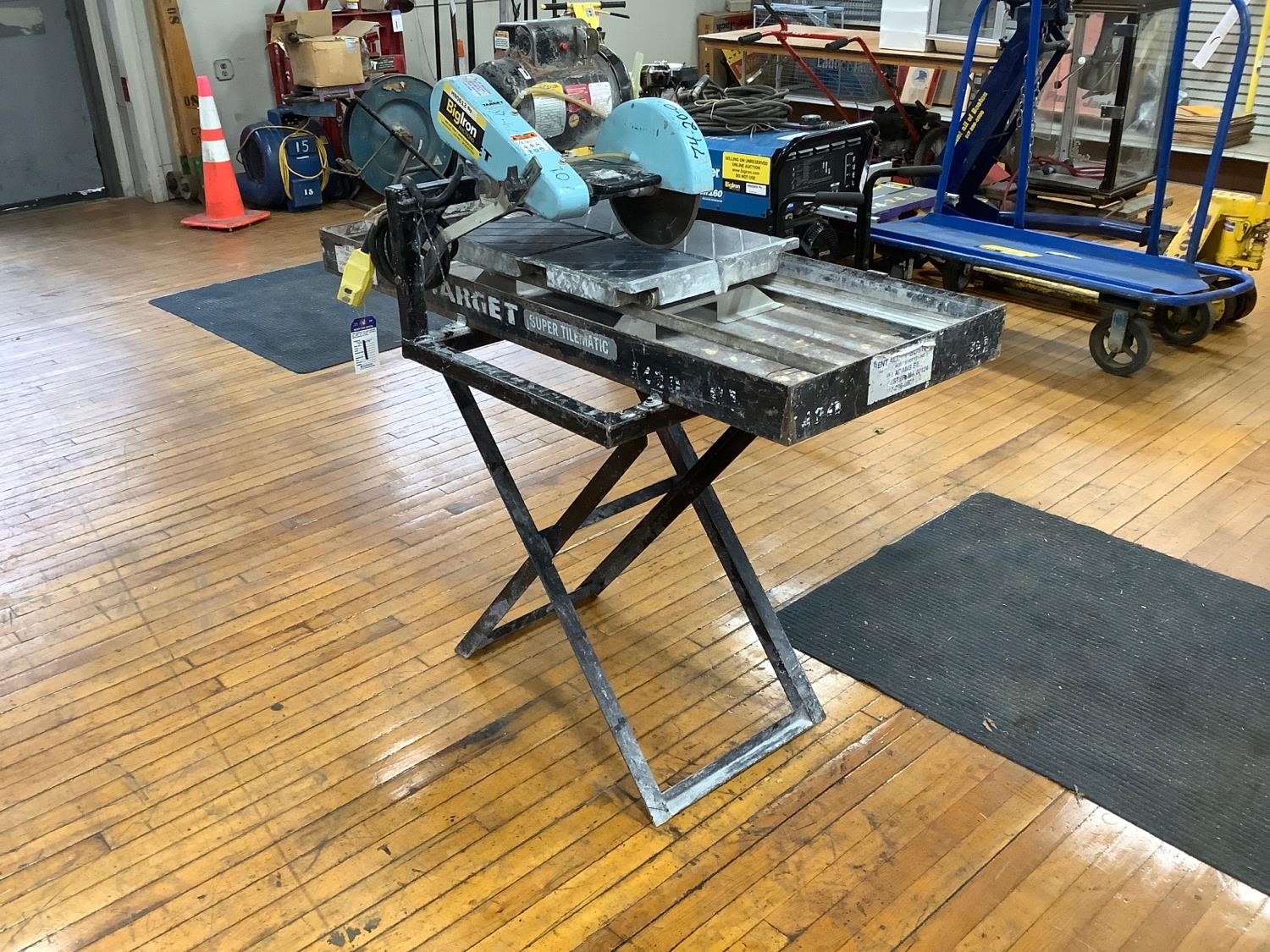 Target Tile Saw BigIron Auctions