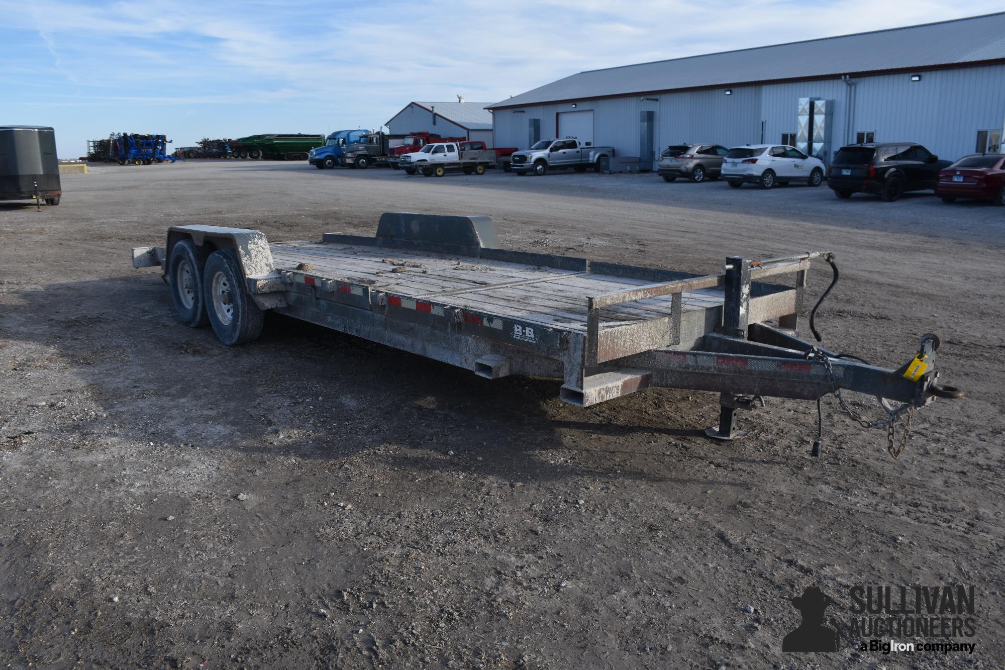 2009 B-B 22' Flatbed Tiltdeck Trailer BigIron Auctions