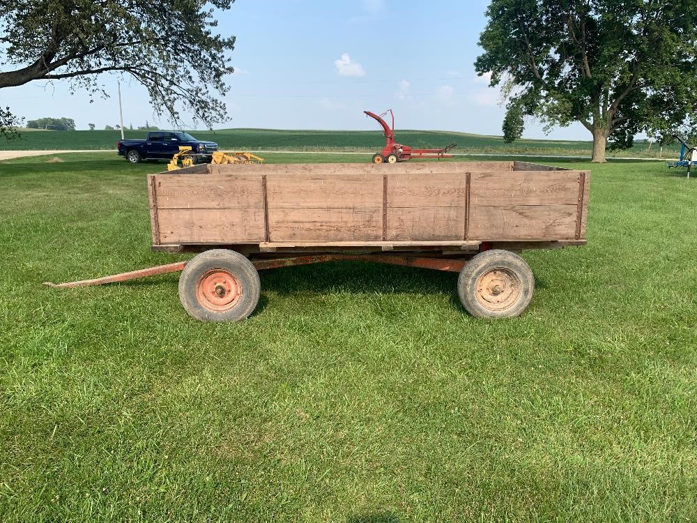 Wooden Barge Box Wagon BigIron Auctions