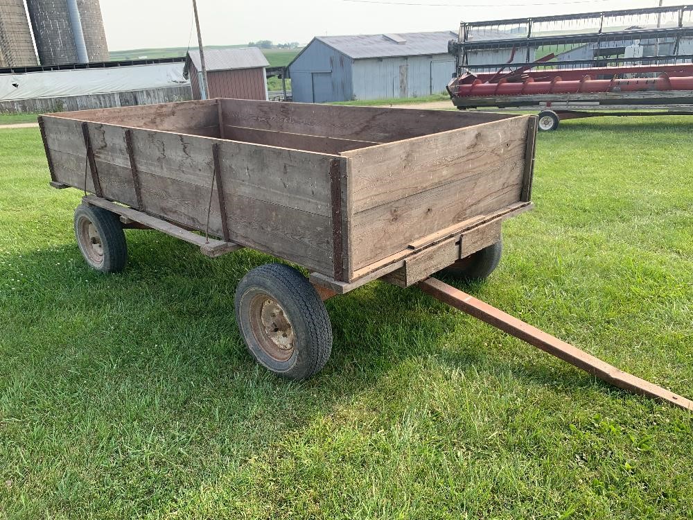 Wooden Barge Box Wagon BigIron Auctions