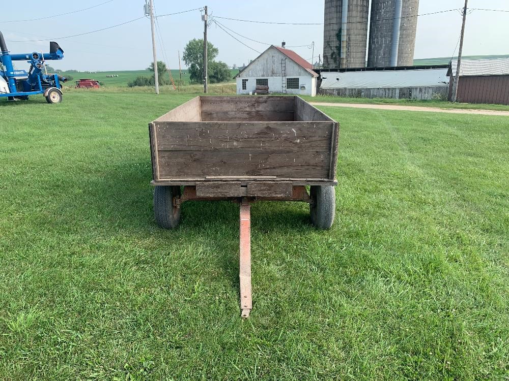 Wooden Barge Box Wagon BigIron Auctions