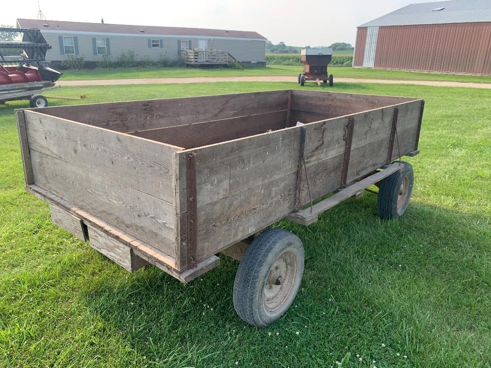 Wooden Barge Box Wagon BigIron Auctions