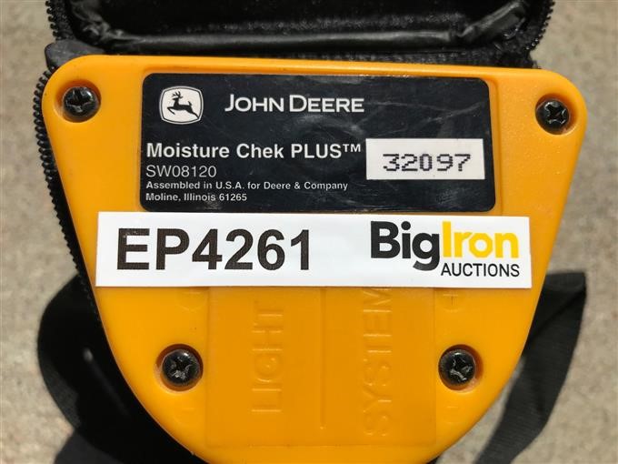 John Deere SW08120 Moisture Chek Plus Moisture Tester BigIron Auctions