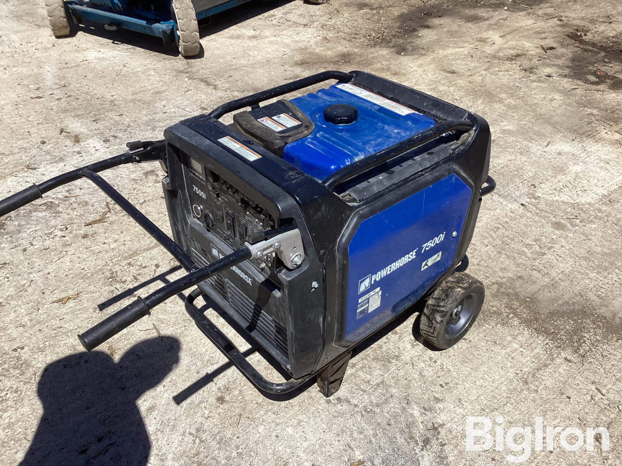 Powerhorse 7500i Portable Generator BigIron Auctions