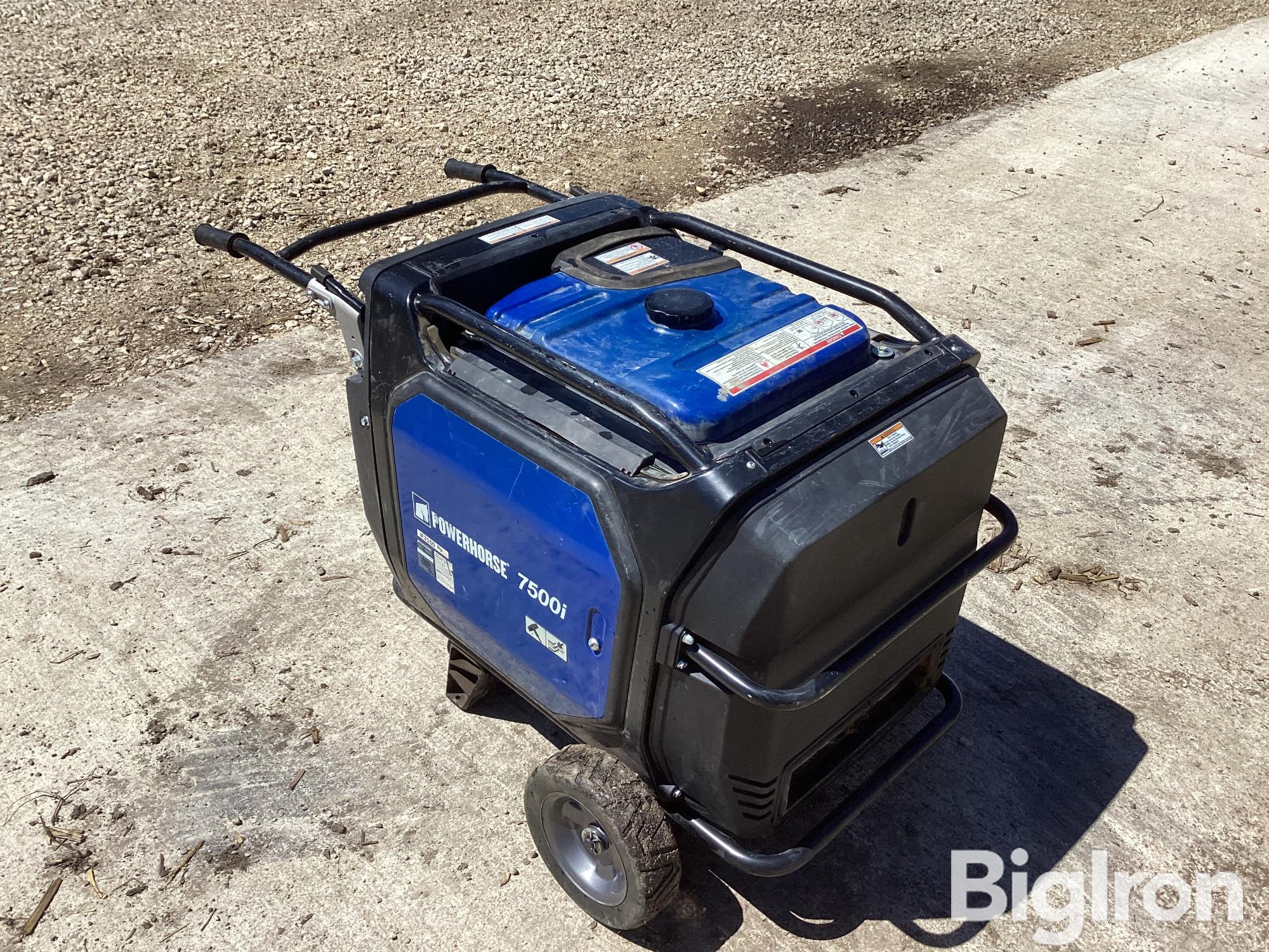 Powerhorse 7500i Portable Generator BigIron Auctions