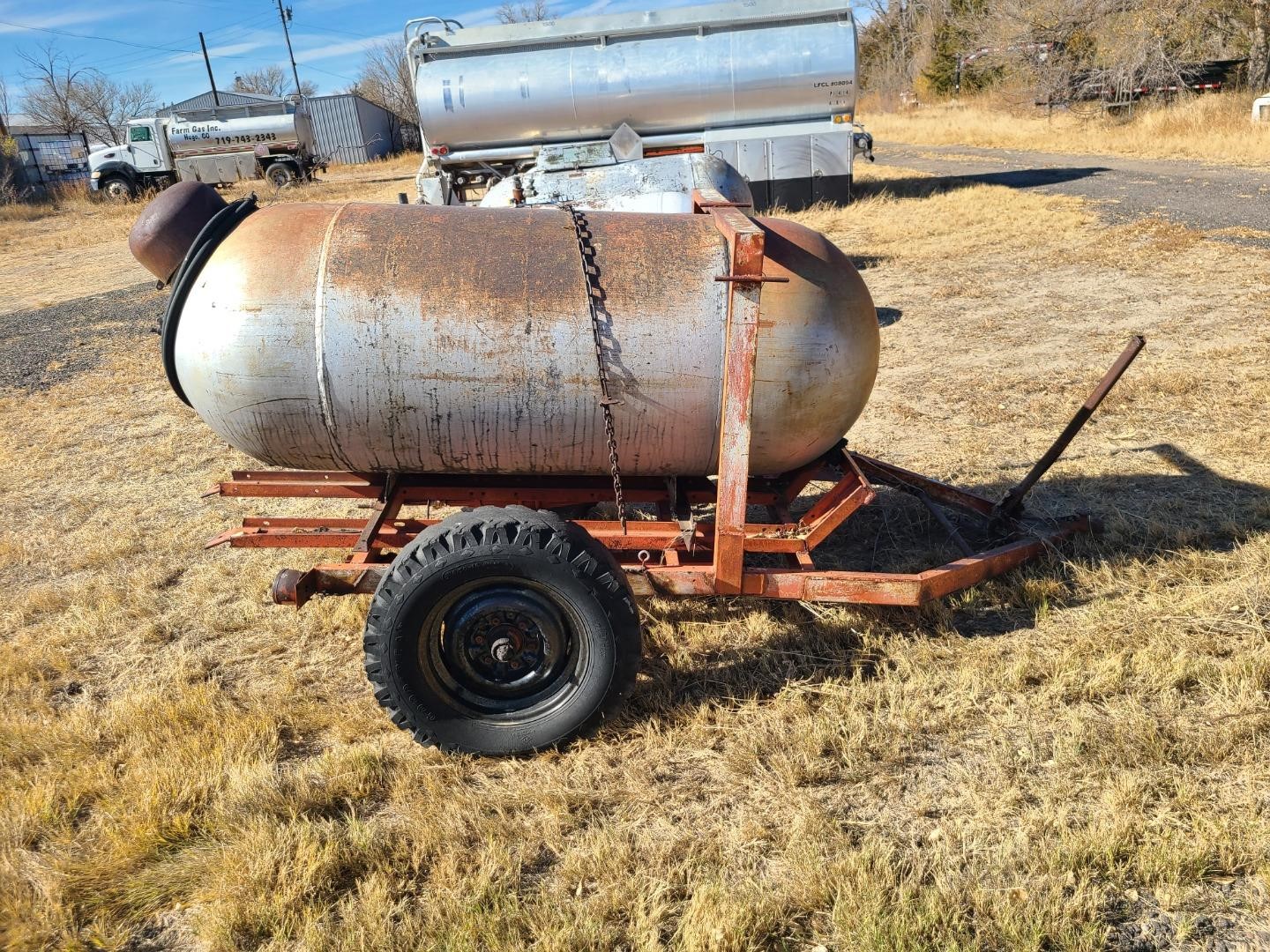 1946 Pacific Iron 225 Gal Propane Tank On Trailer BigIron Auctions