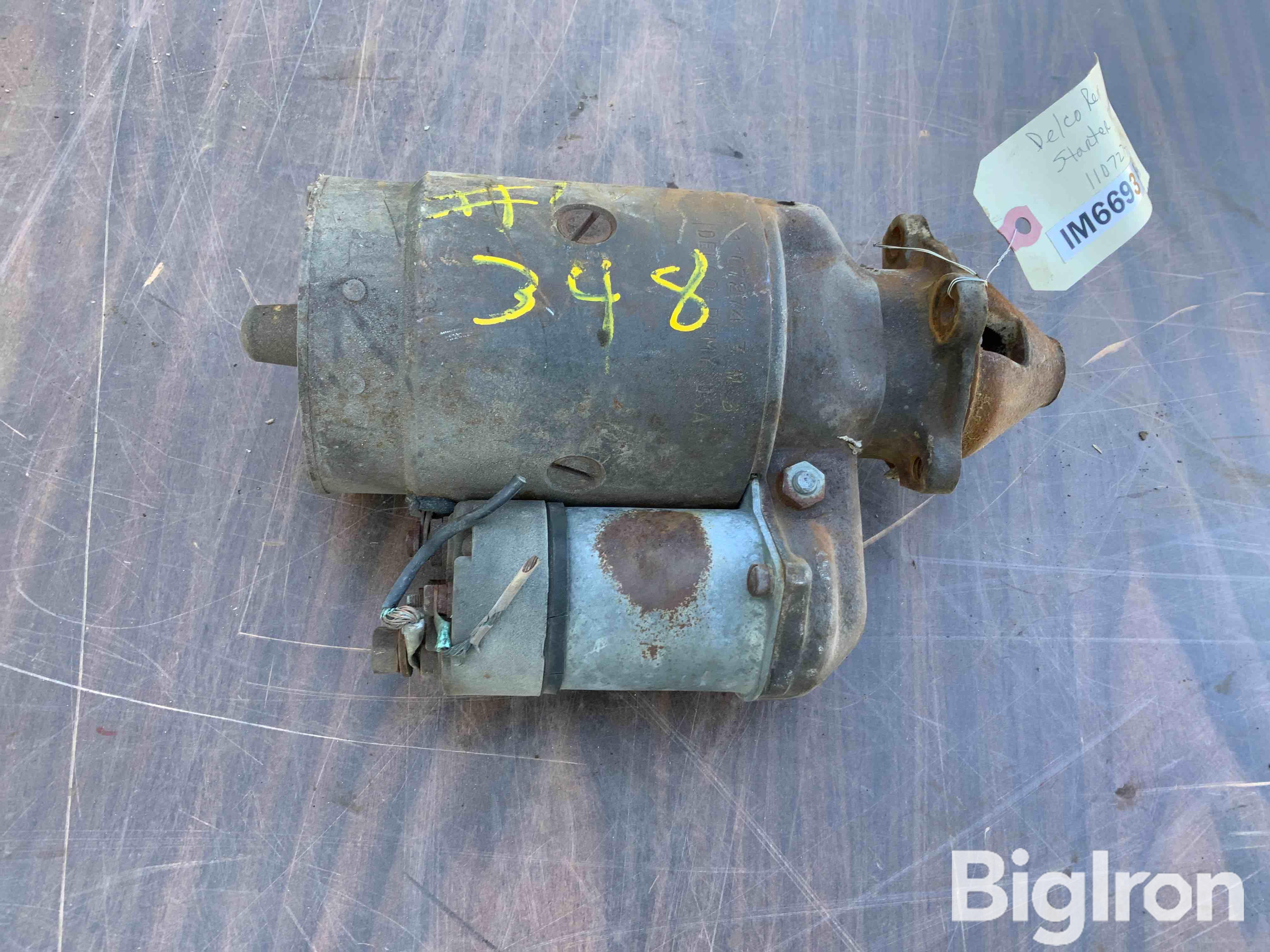 Delco Remy Starter W Solenoid Bigiron Auctions