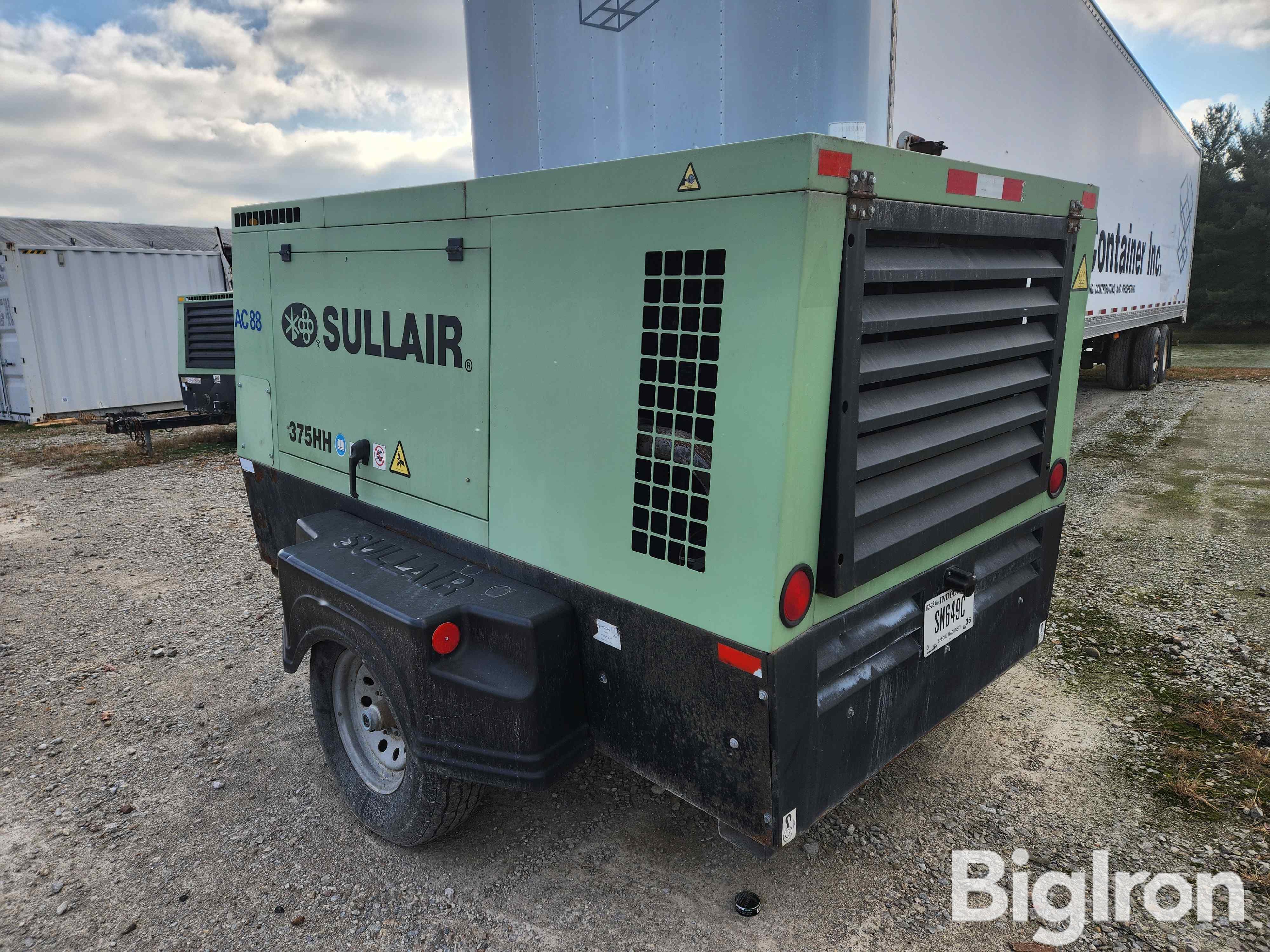 2015 Sullair 375HH Portable Air Compressor BigIron Auctions