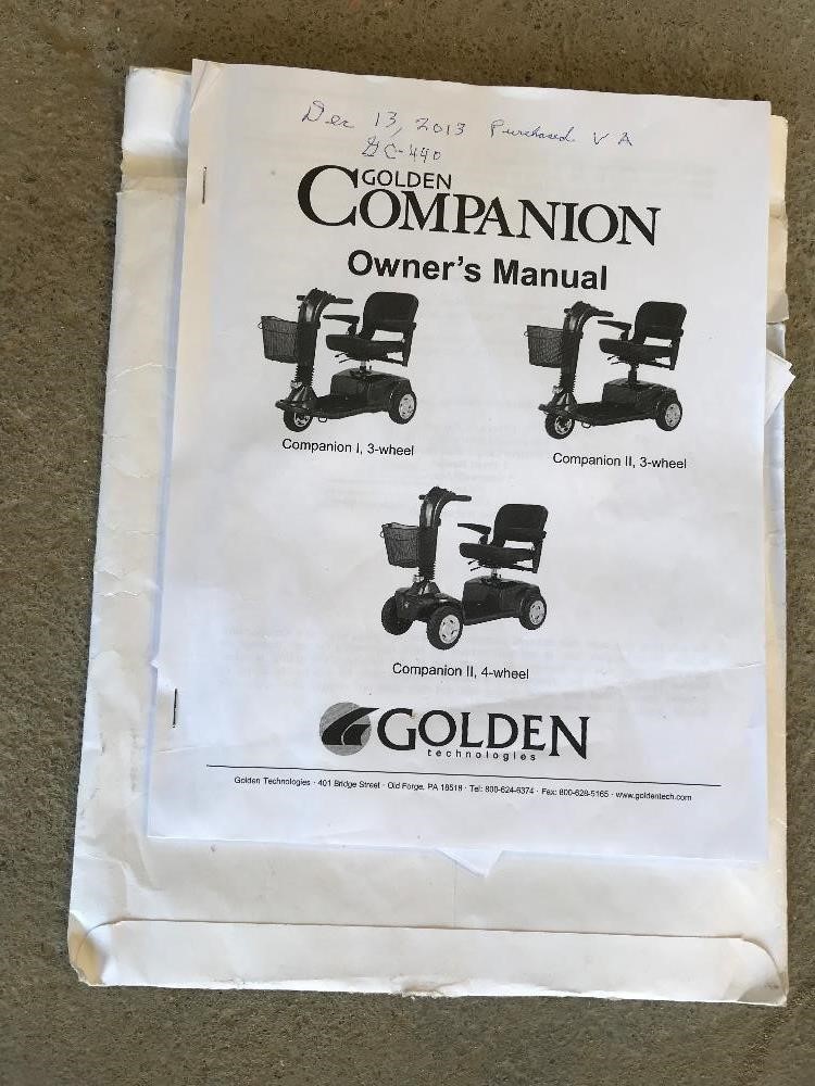 Golden Companion II GC440 Electric Scooter BigIron Auctions