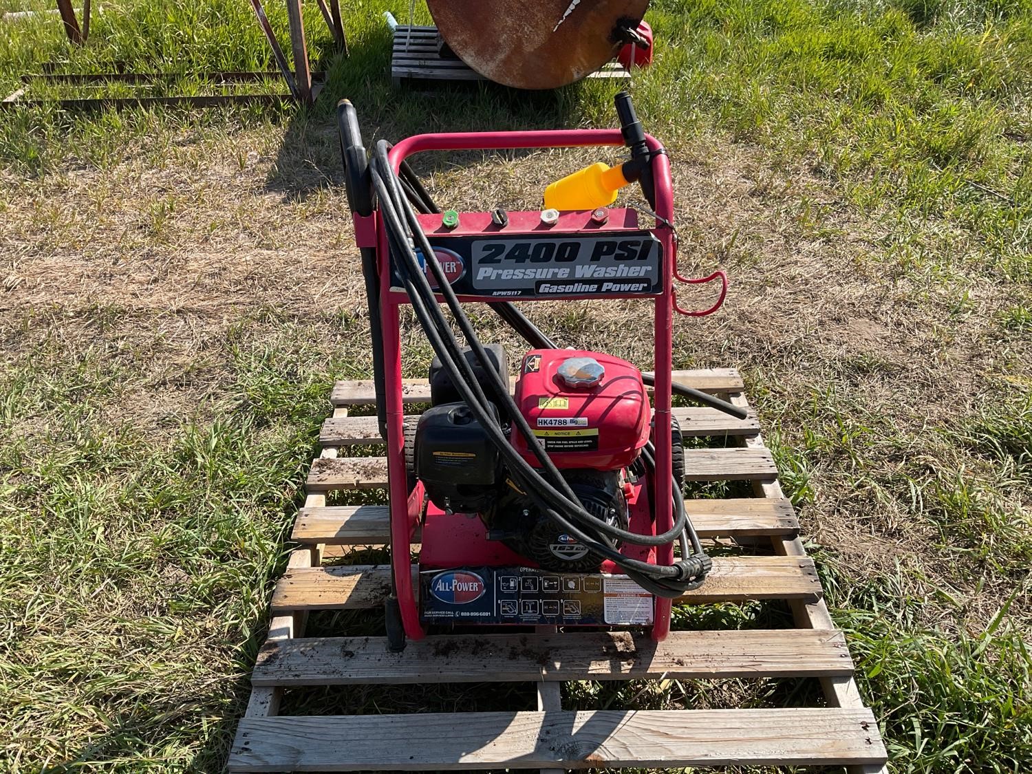 All-Power 2400 PSI Pressure Washer BigIron Auctions