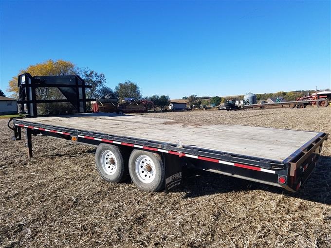 2011 Doolittle Trailer Mfg 5th Wheel Flatbed Trailer BigIron Auctions