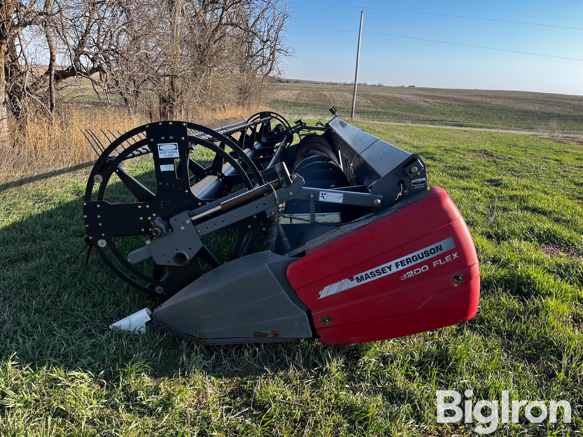 2008 Massey Ferguson 8200-25 Flex Header BigIron Auctions