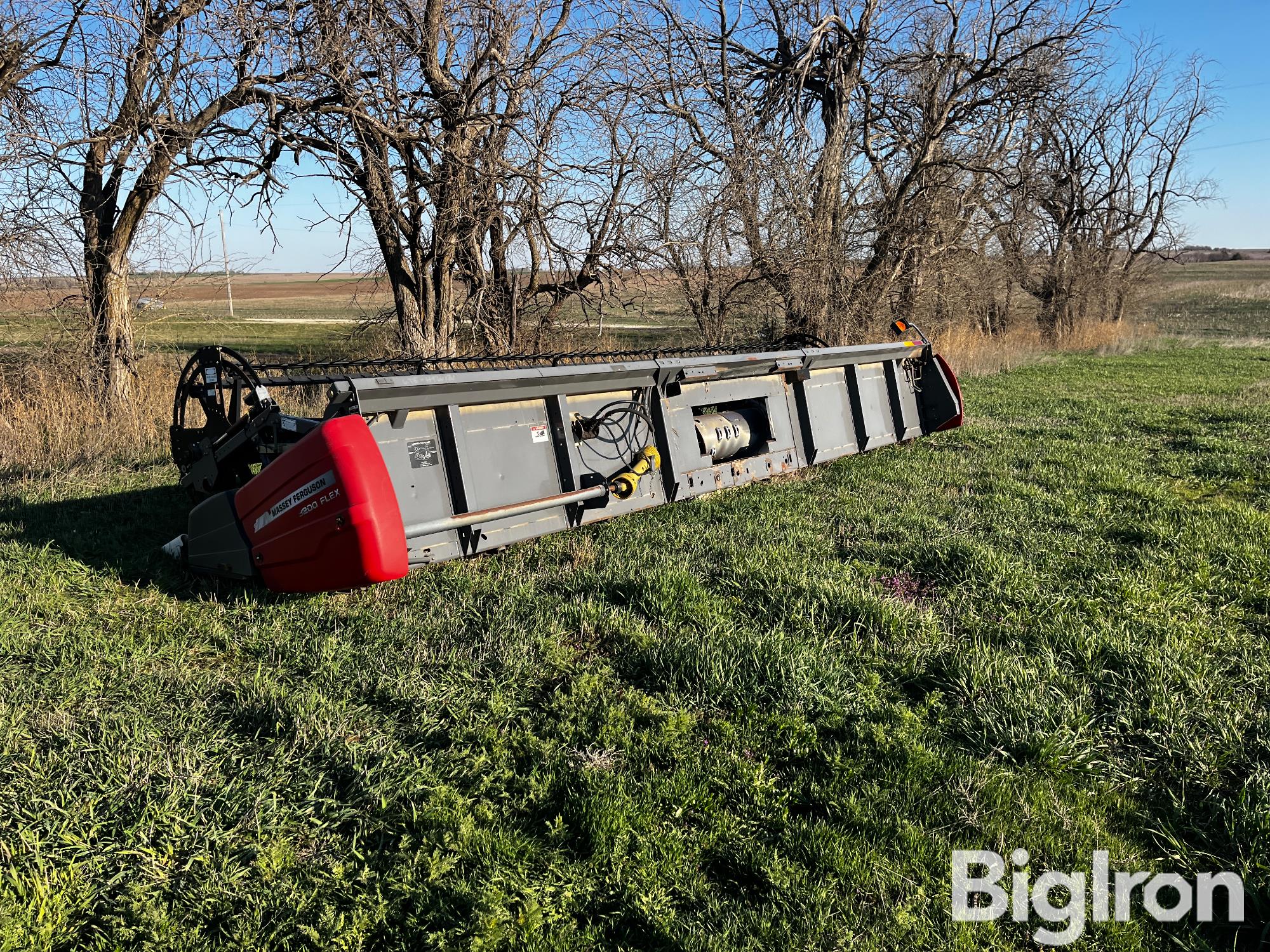 2008 Massey Ferguson 8200-25 Flex Header BigIron Auctions