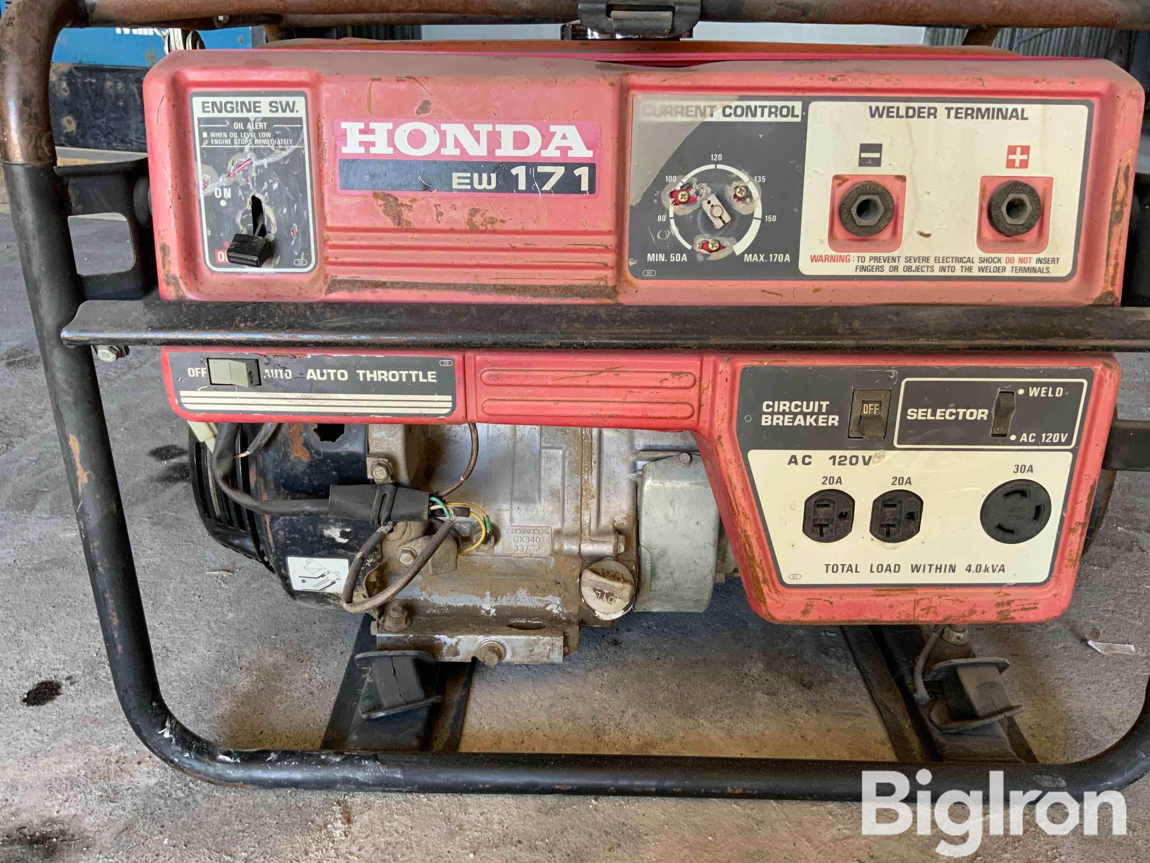 Honda EW171 Generator BigIron Auctions