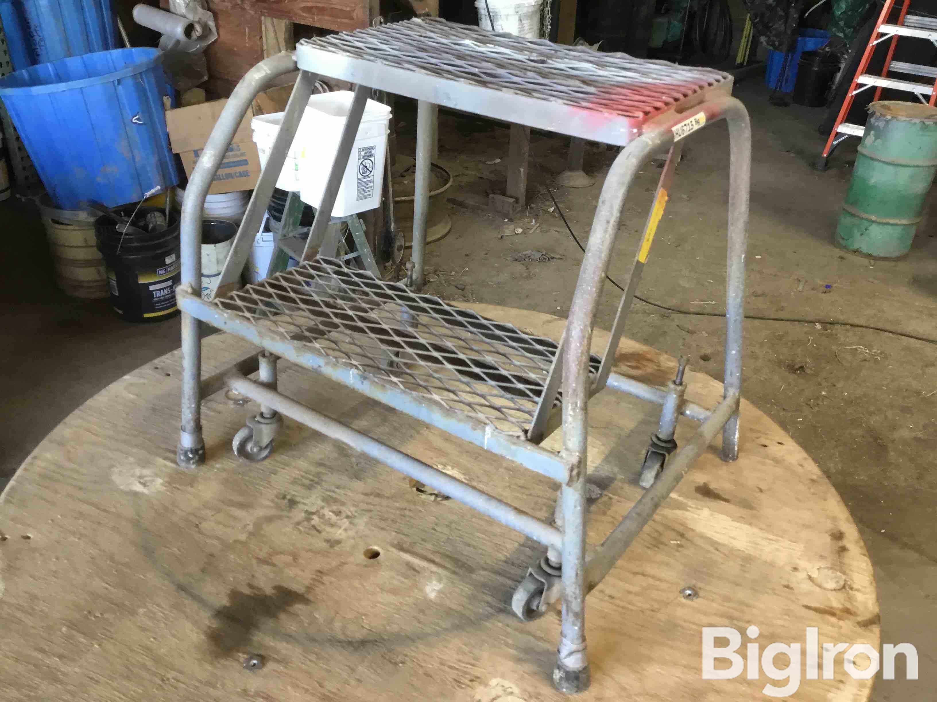 Sold at Auction: Industrial Work Bench Stool