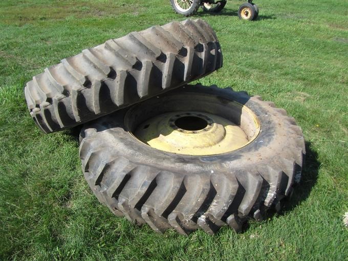 Firestone 18.4-42 Radial Tires On John Deere Rims BigIron Auctions