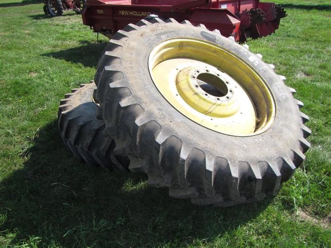 Firestone 18.4-42 Radial Tires On John Deere Rims BigIron Auctions