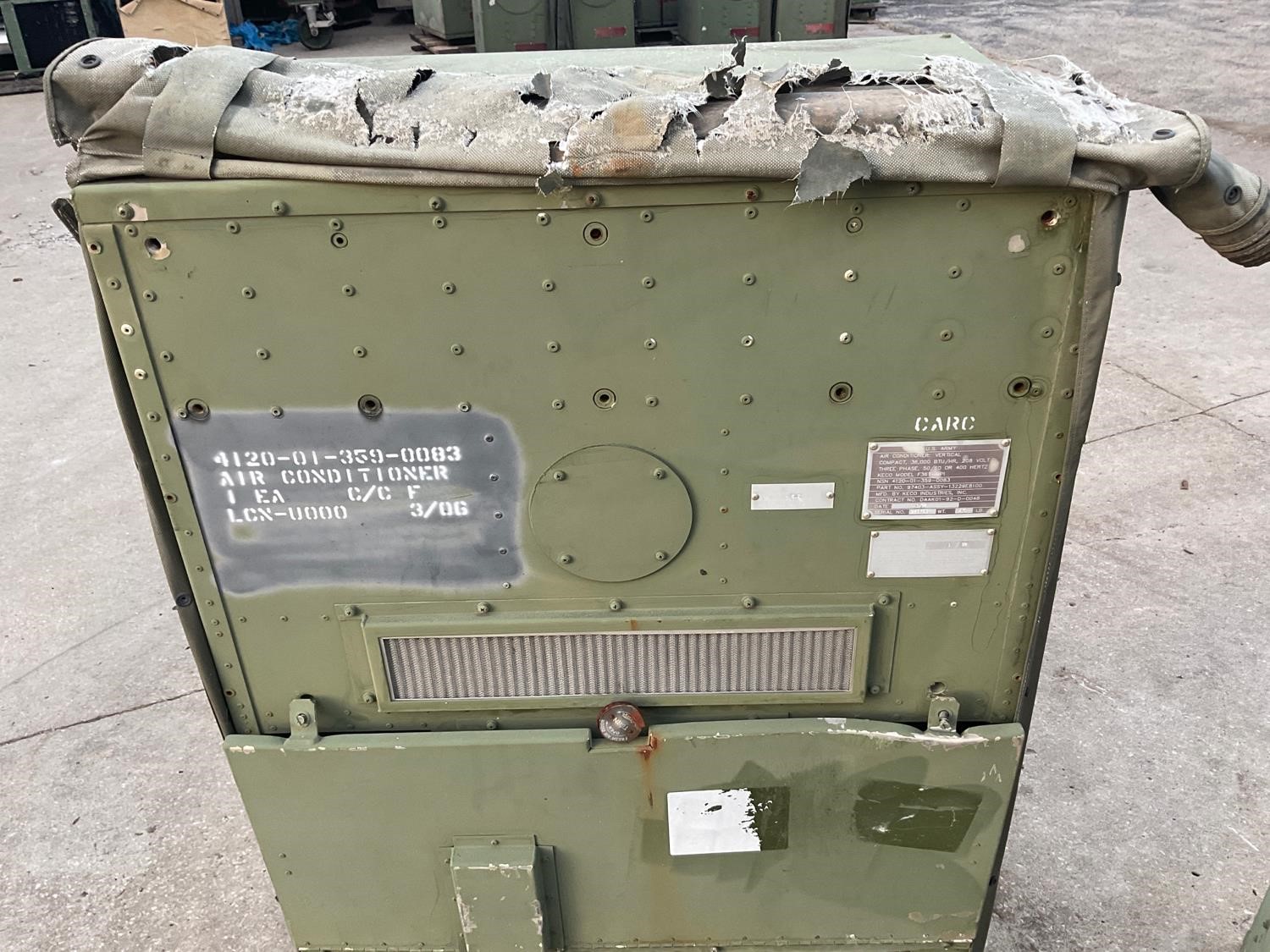 Us Army 36000 Btu Portable Compact Vertical Air Conditioners Bigiron