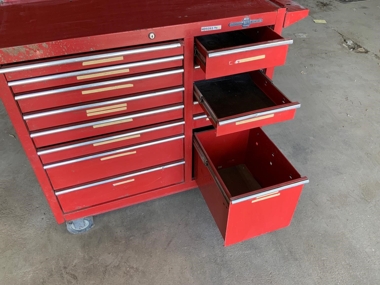 Napa 14 Drawer Toolbox BigIron Auctions