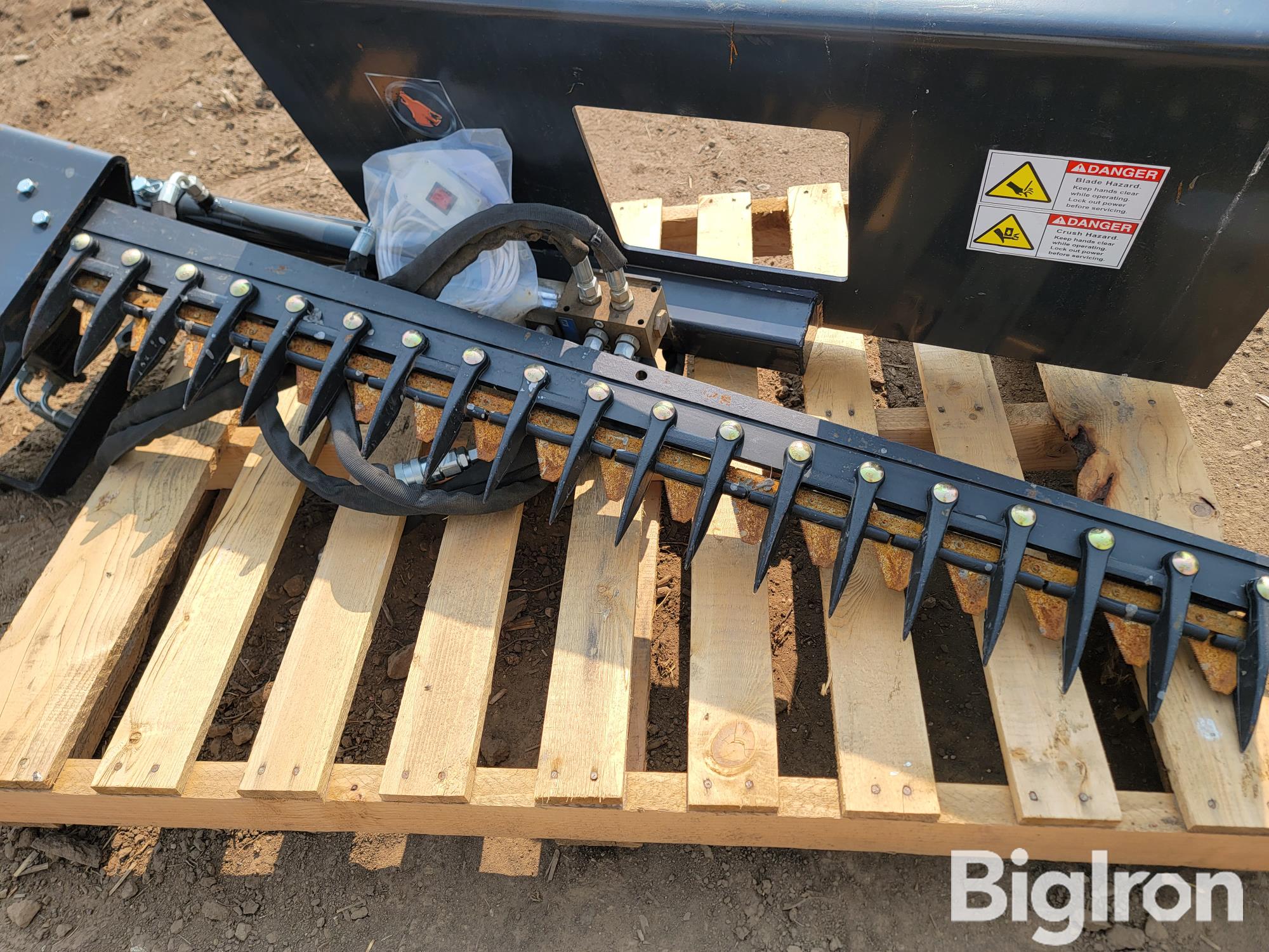 2023 Wolverine 7’ Sickle Bar Mower Skid Steer Attachment BigIron Auctions