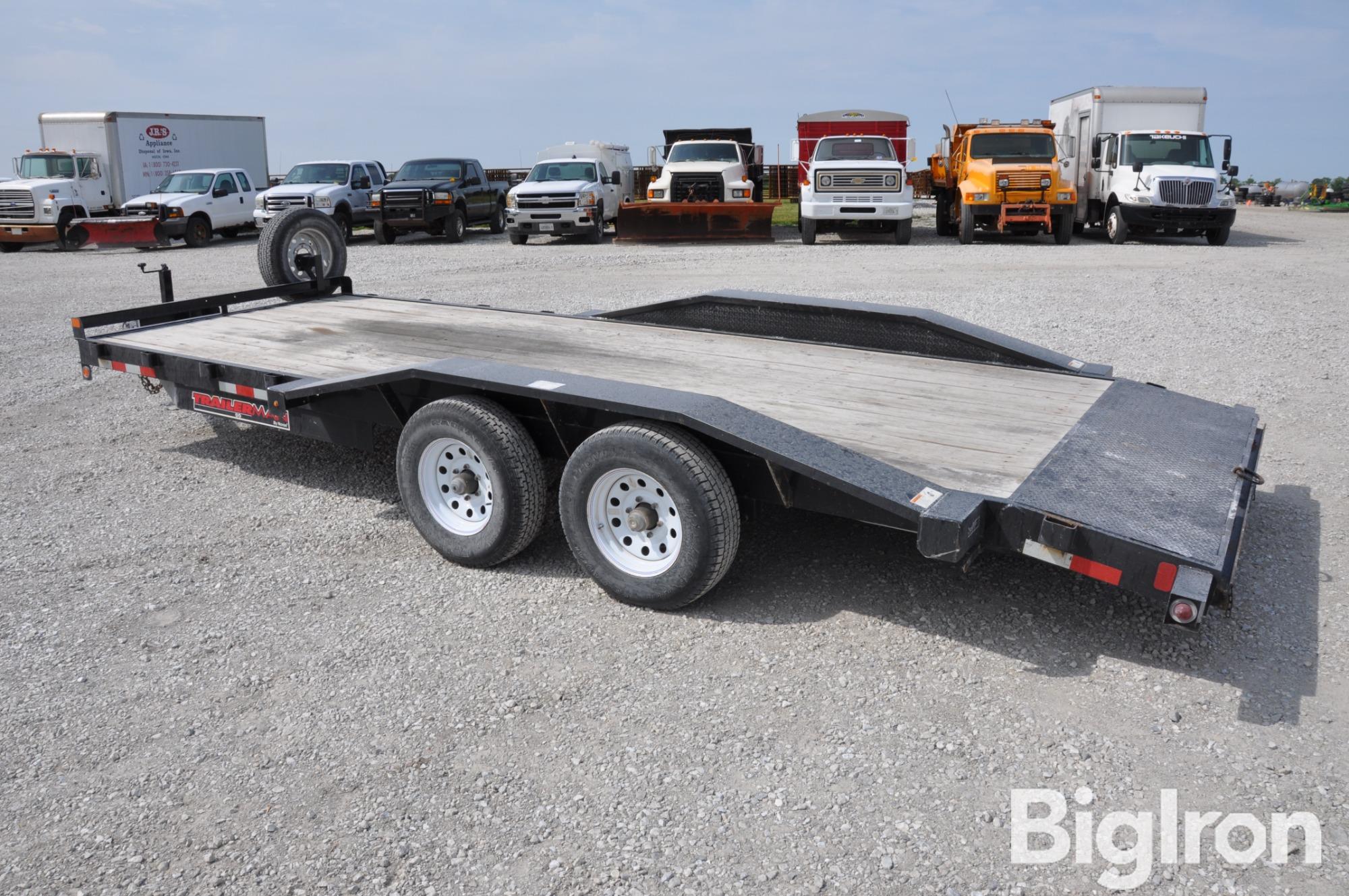 2021 Trailerman 20' T/A Flatbed Trailer BigIron Auctions