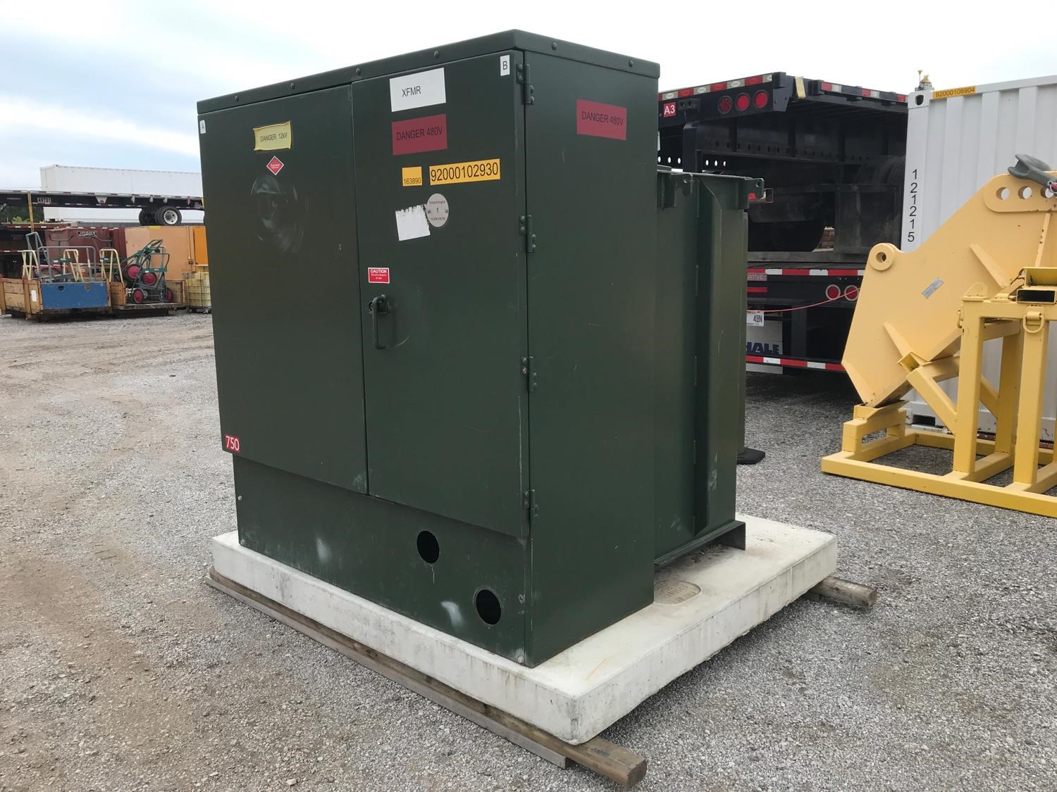 Solomon Three Phase Padmount 750KVA Transformer BigIron Auctions