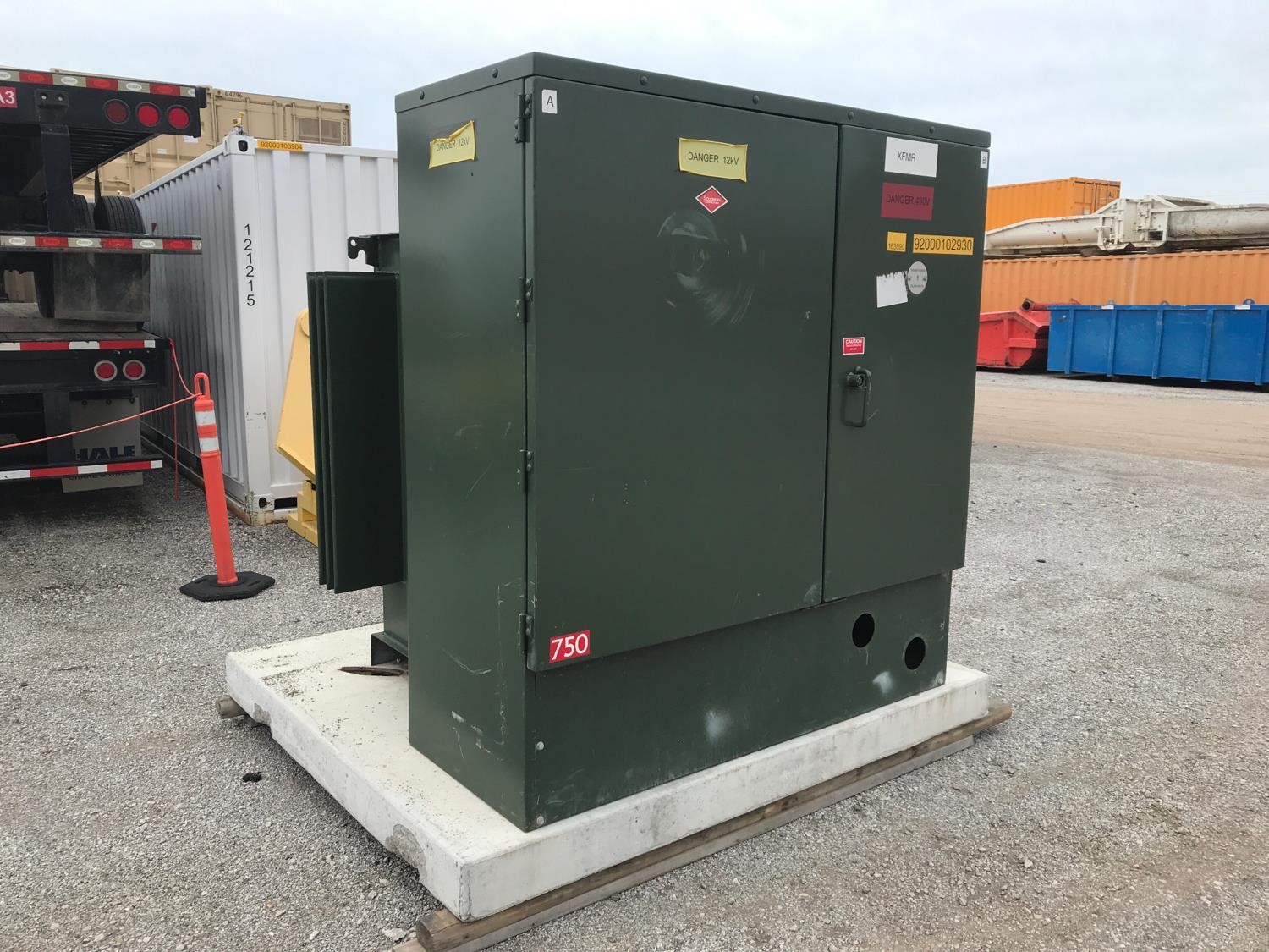 Solomon Three Phase Padmount 750KVA Transformer BigIron Auctions